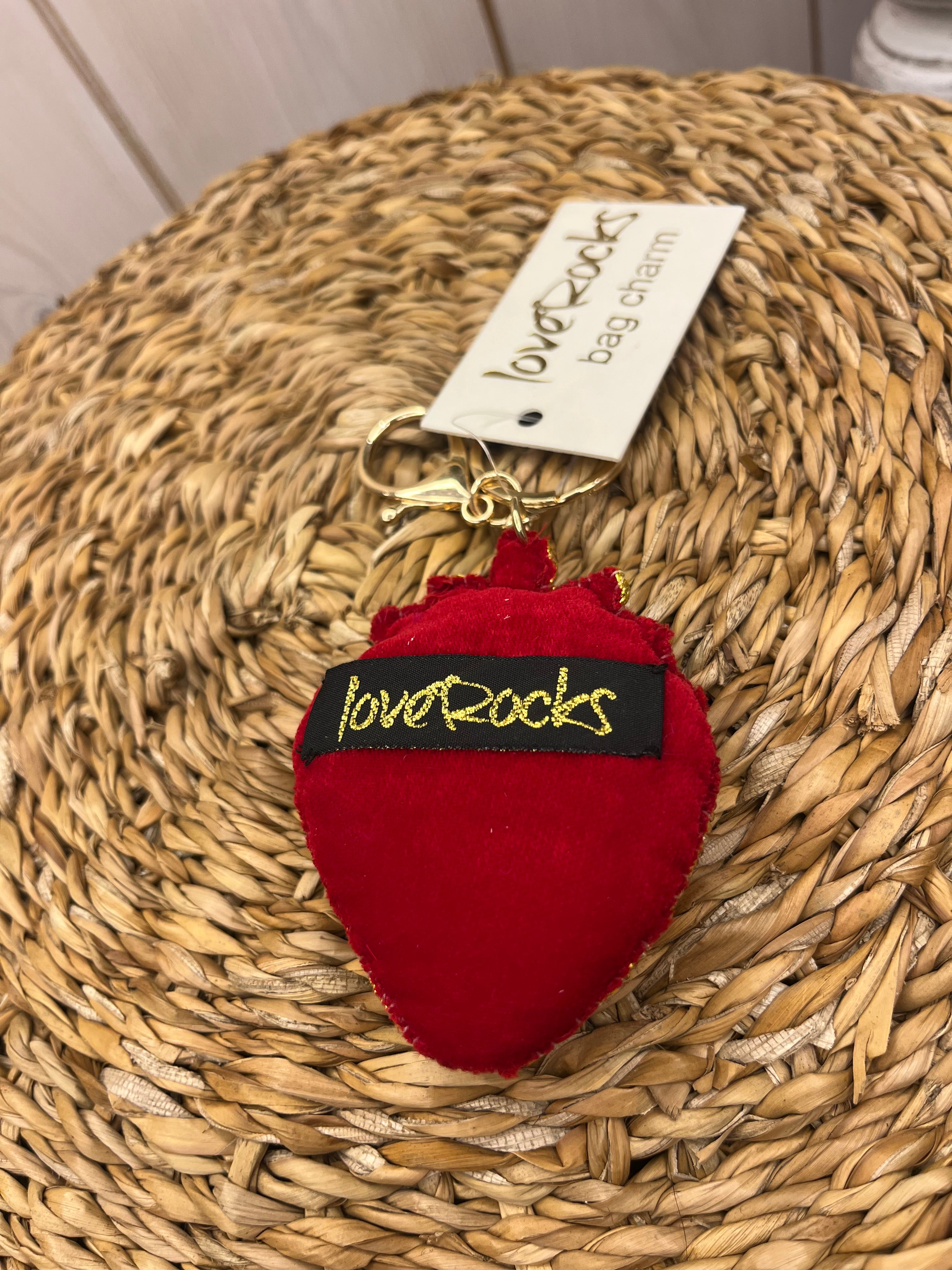 Strawberry Bag Charm