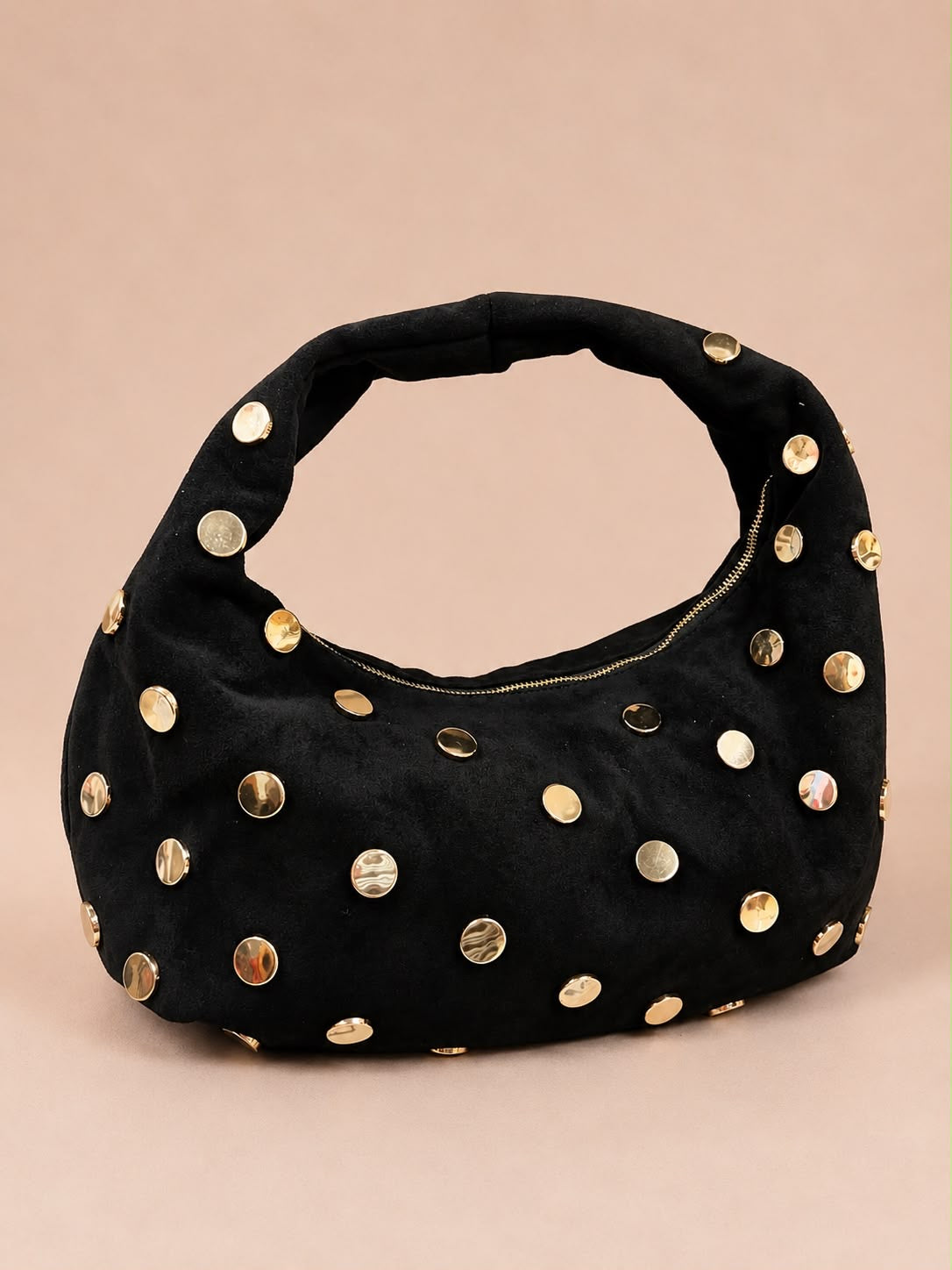 Yasmine Studded Slouch Bag