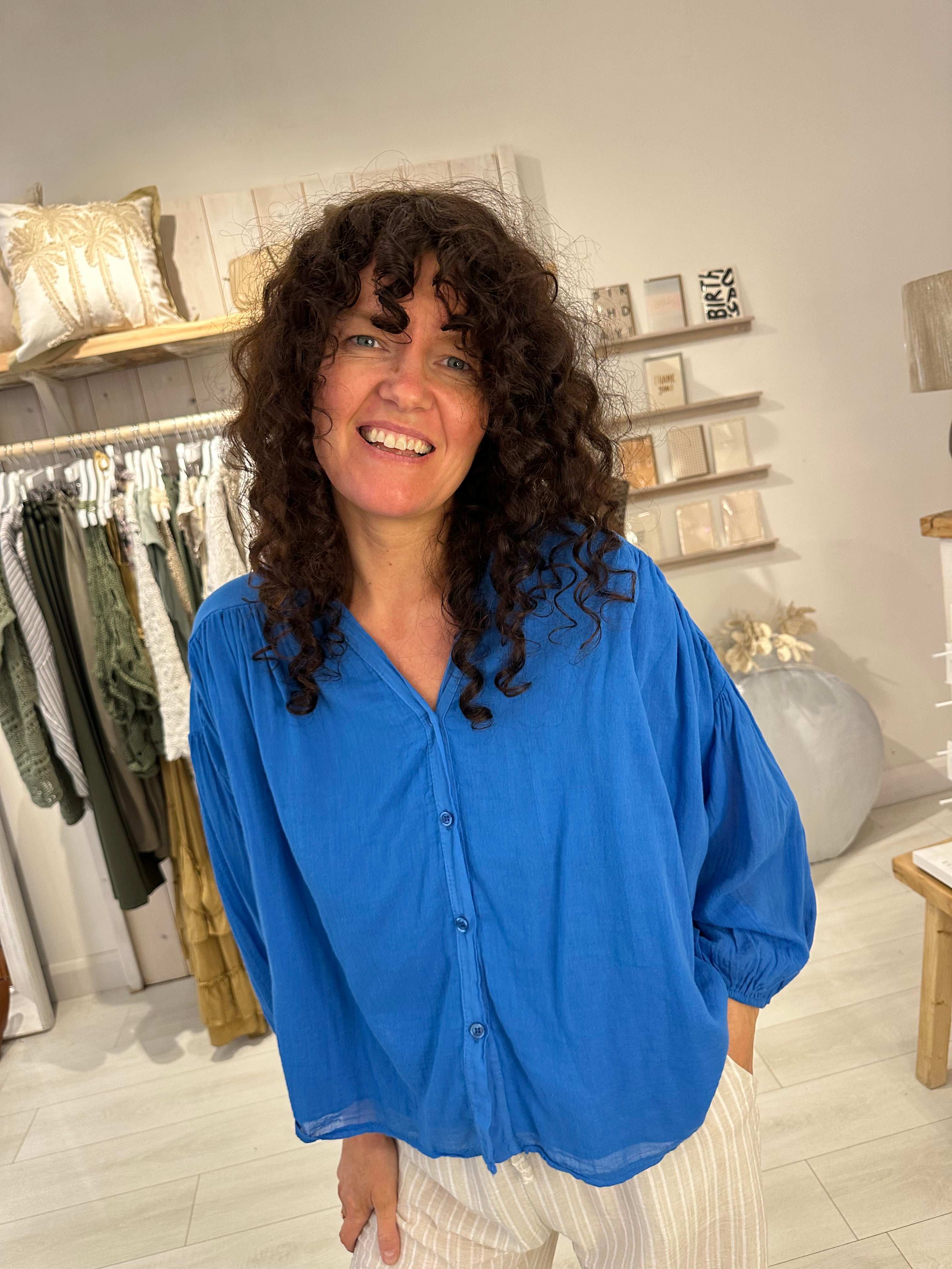 Poppy Cotton Blouse