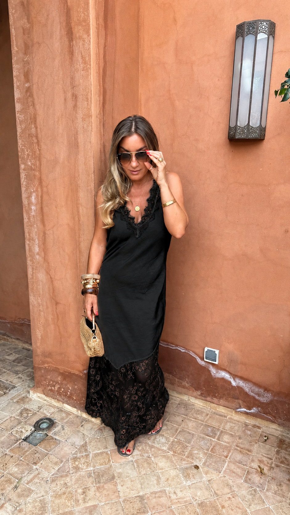 Samira Lace Detail Maxi