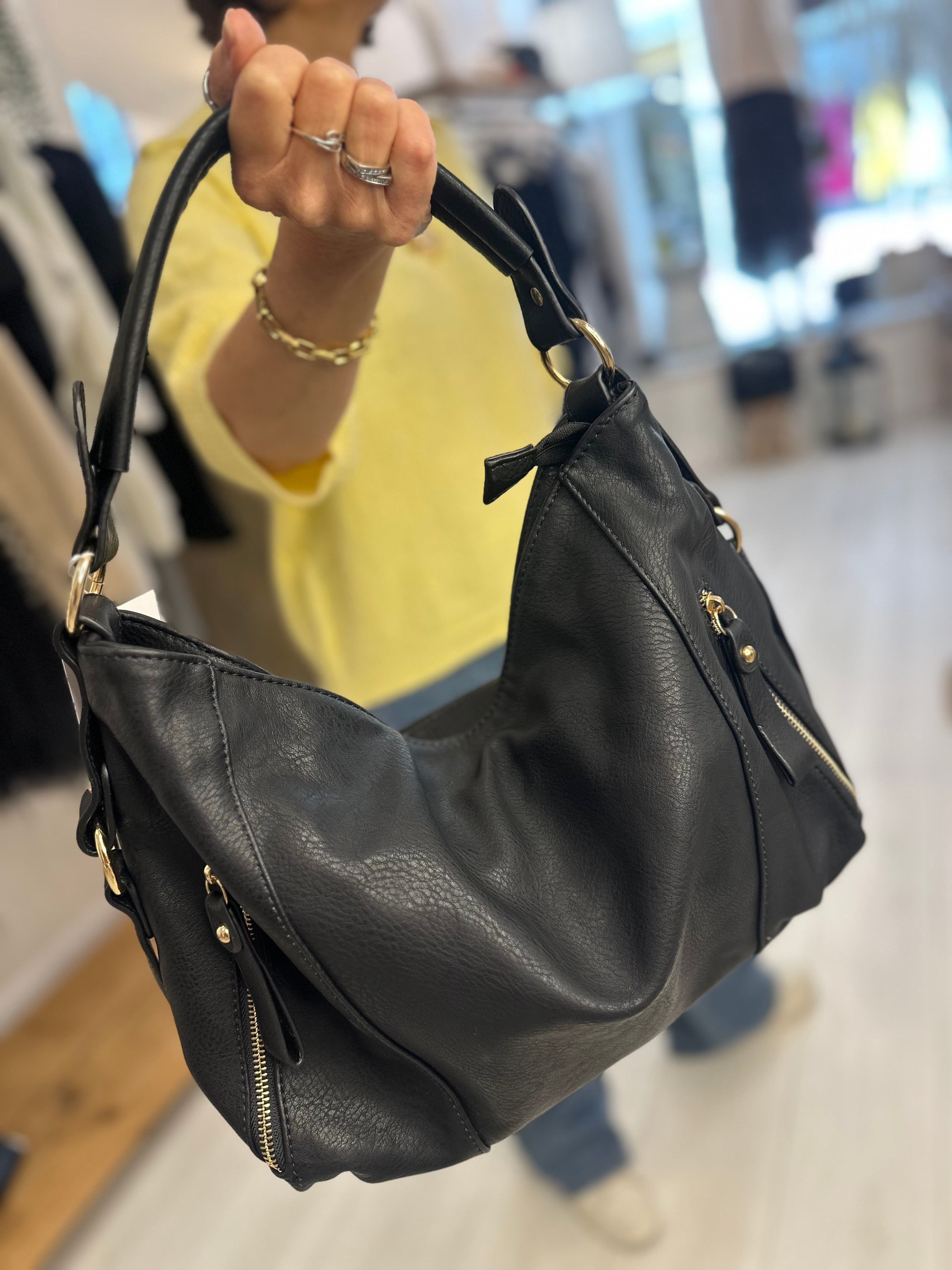 Ffion PU Slouch Shoulder Bag