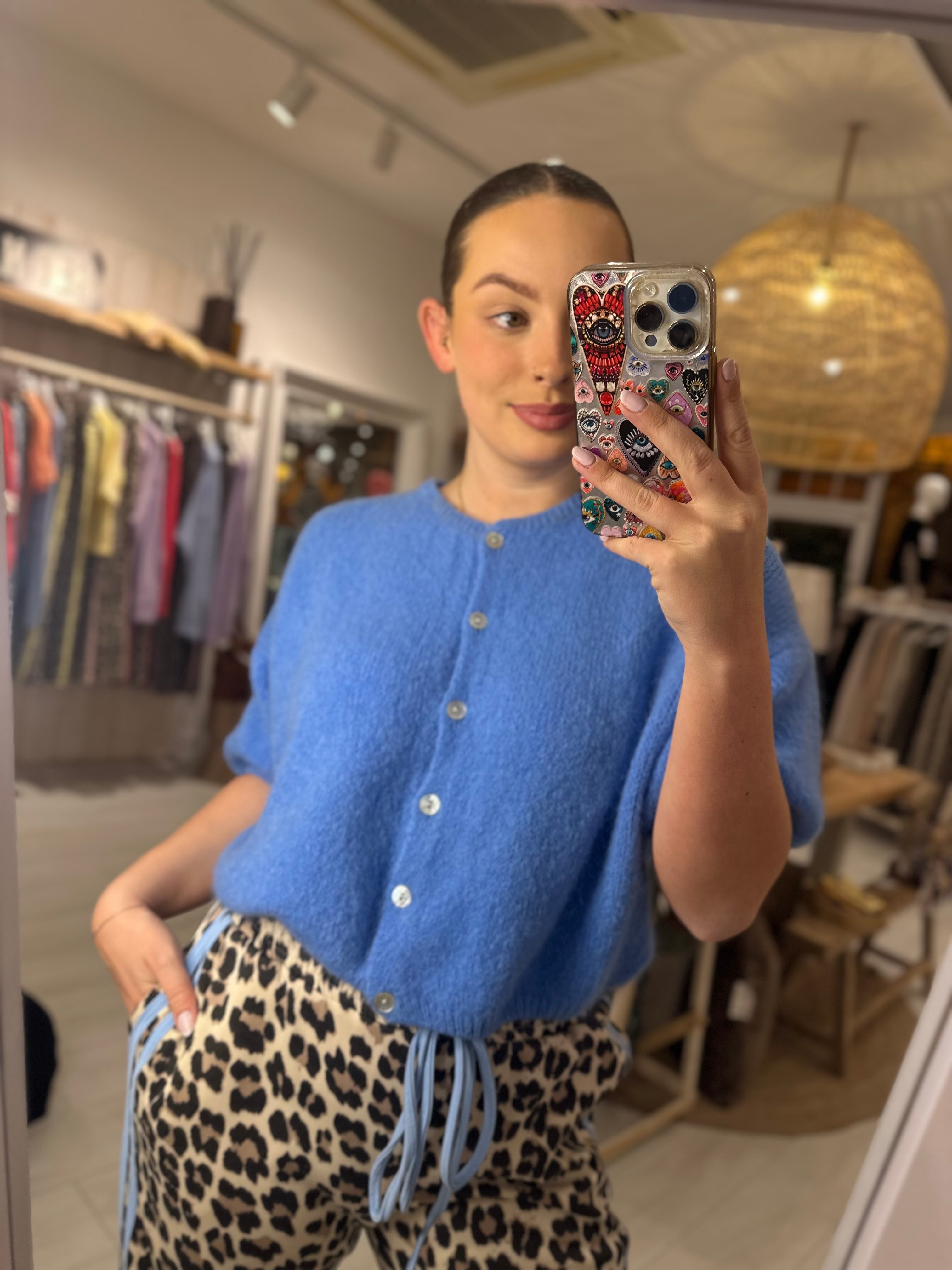 Maddie Mohair Short Sleeved Cardigan