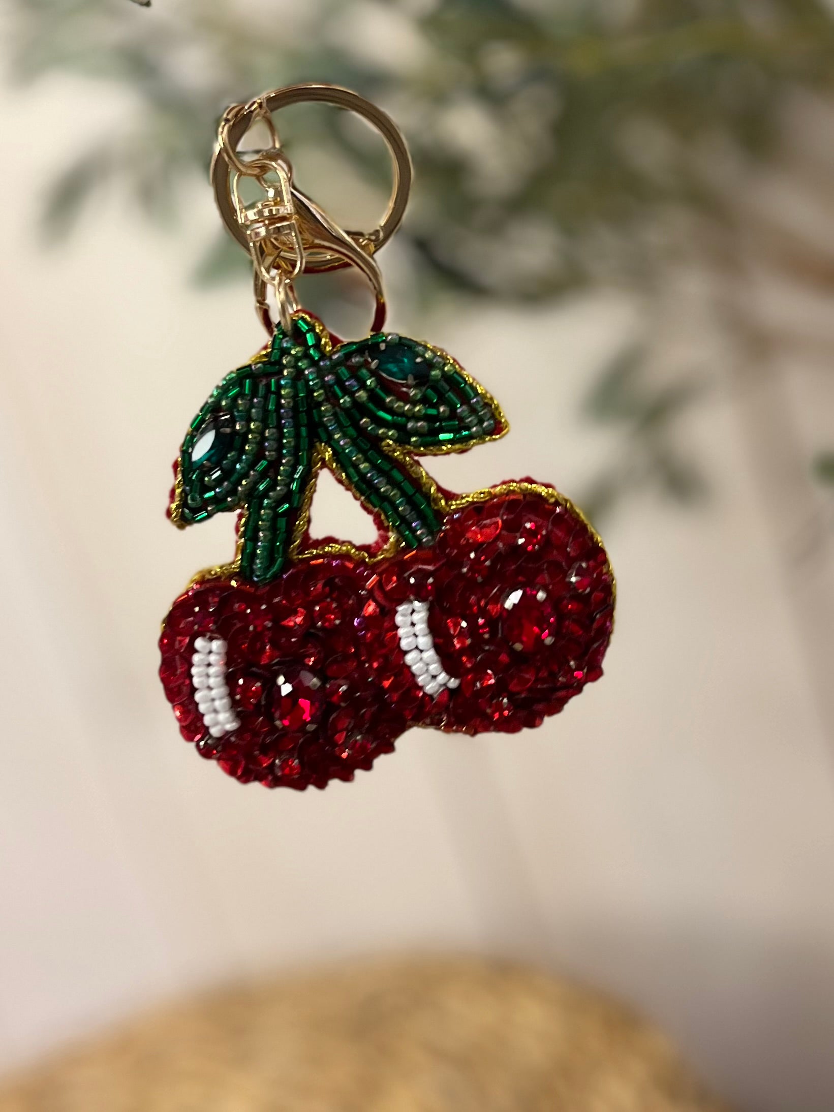 Cherry Bag Charm