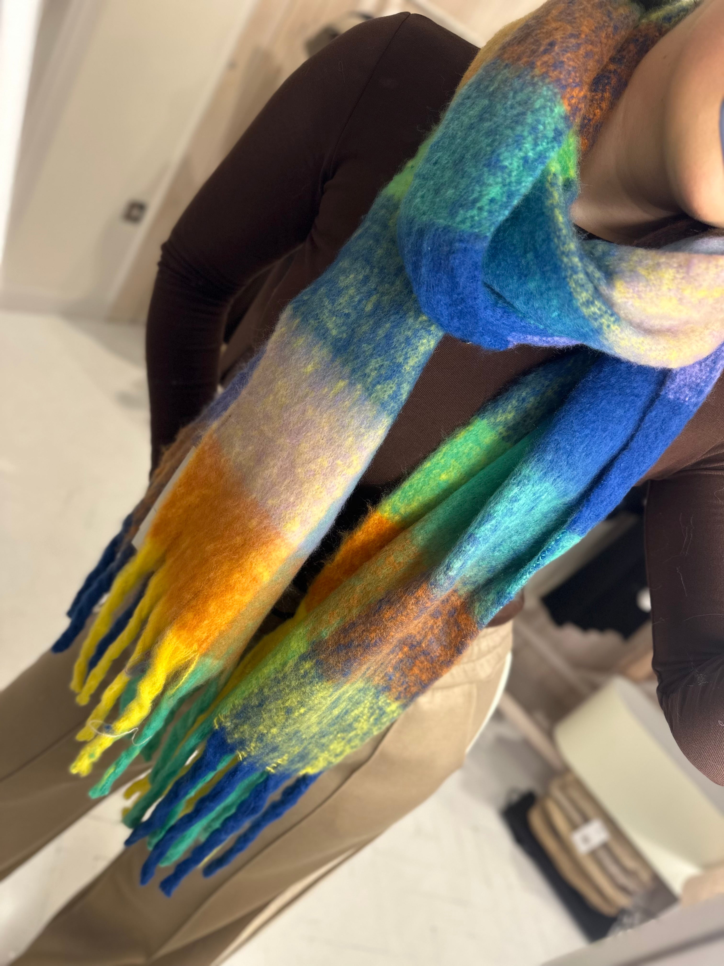 Chunky Scarf - Checkered