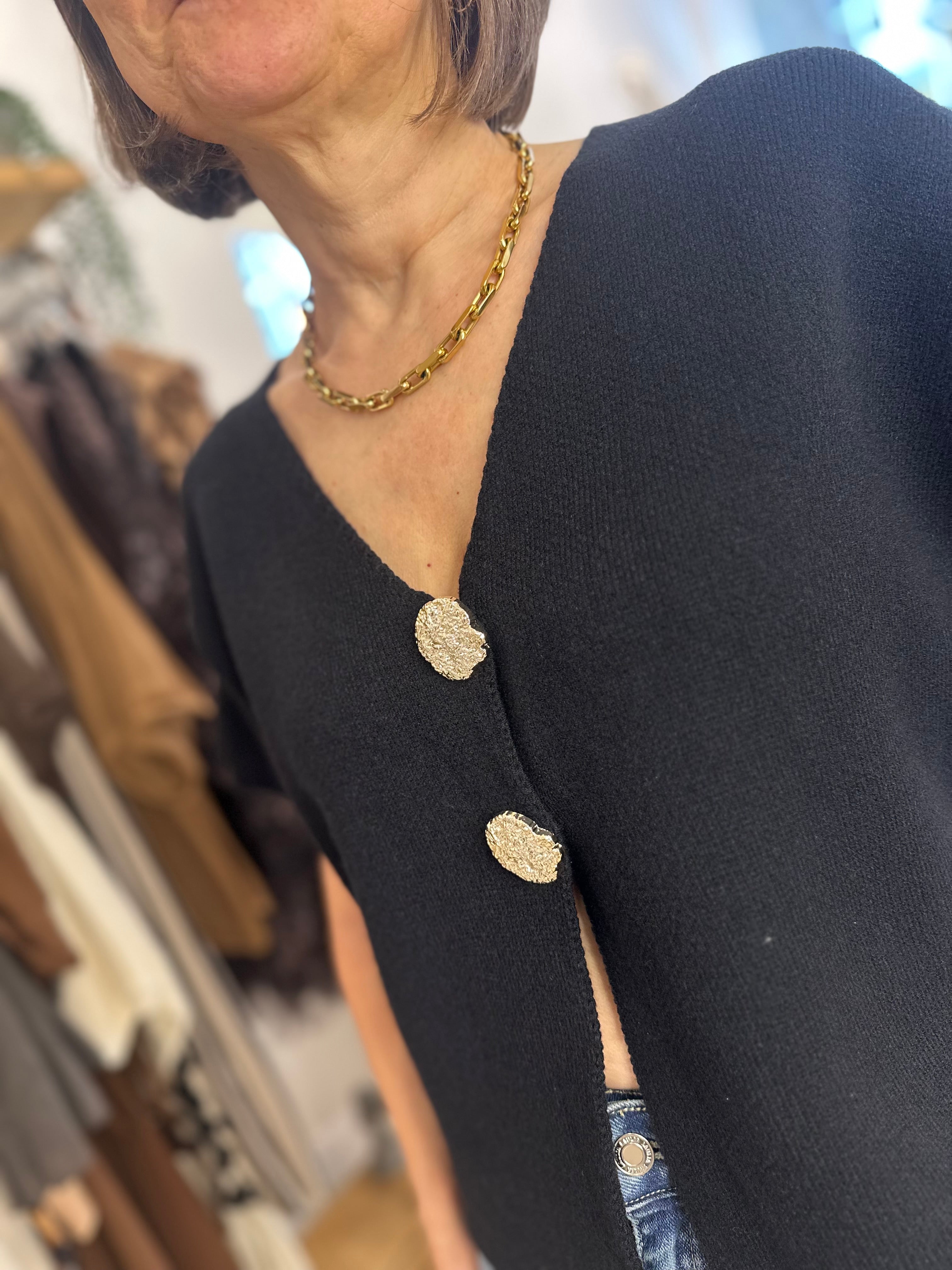 Tilly Double Button Knit Waistcoat