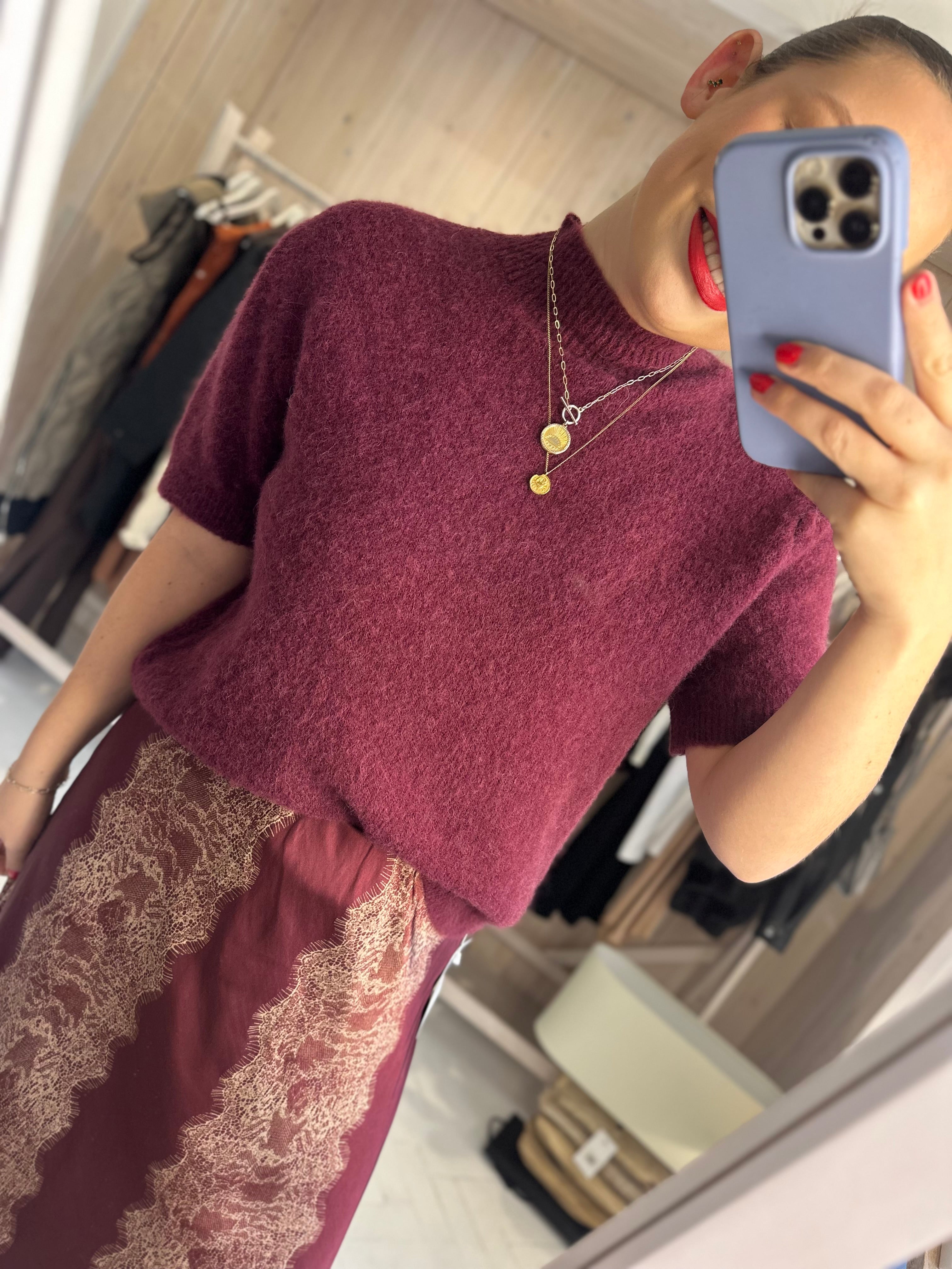 Holly High Neck Boxy Knit