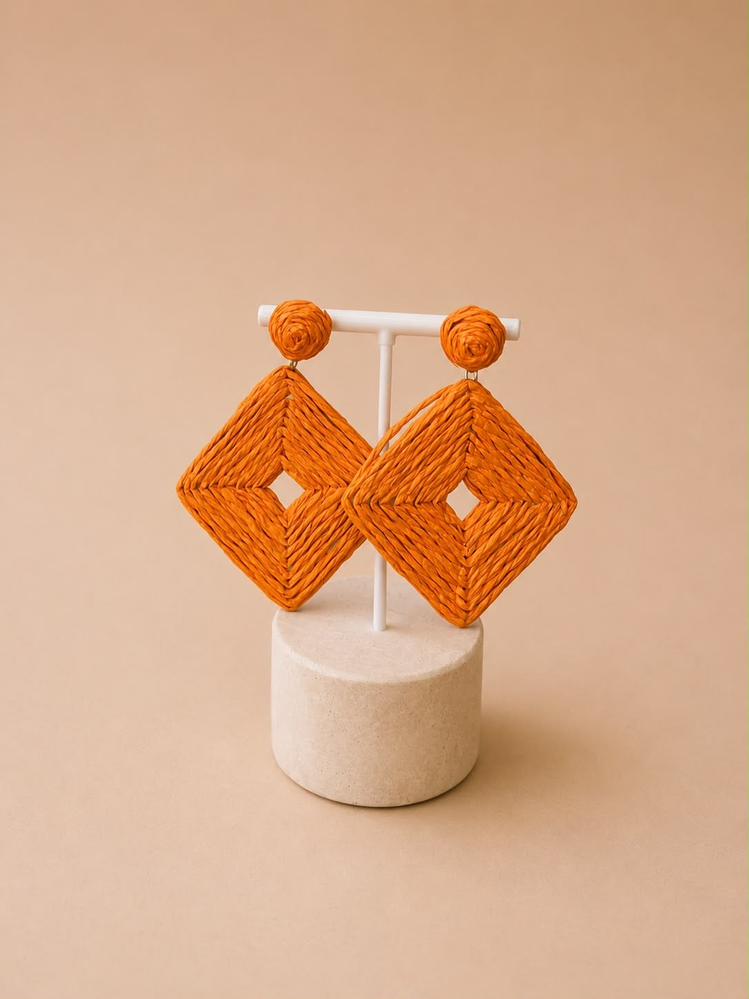 Woven Square Earring