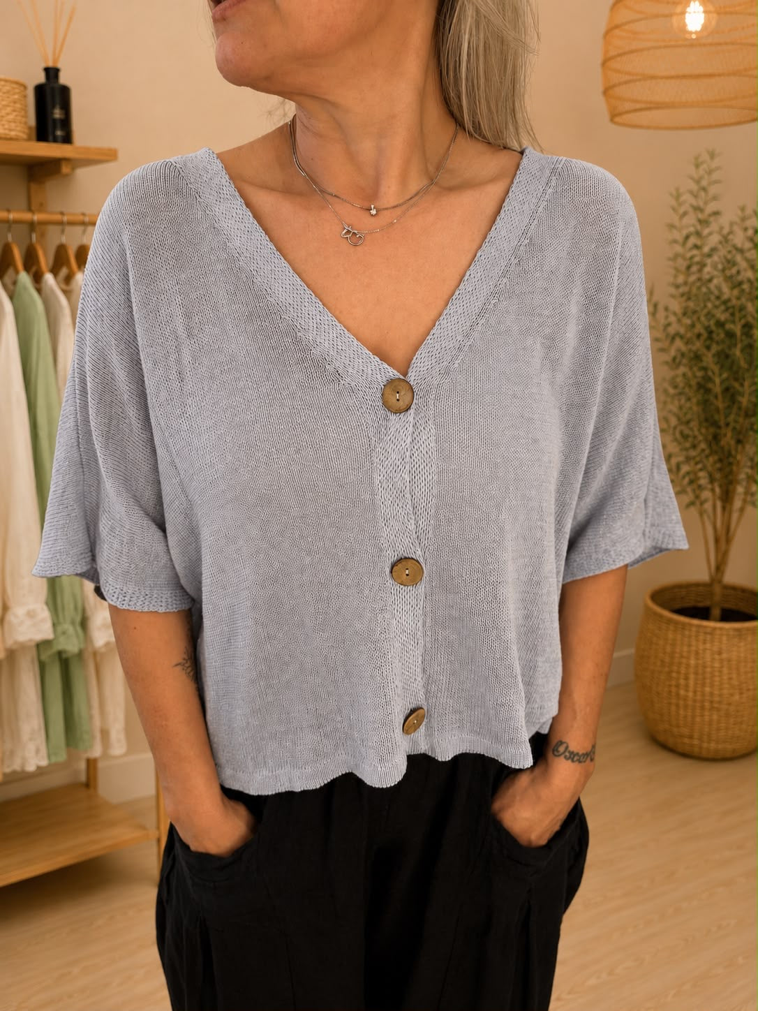 Valentyne Boxy Cardigan