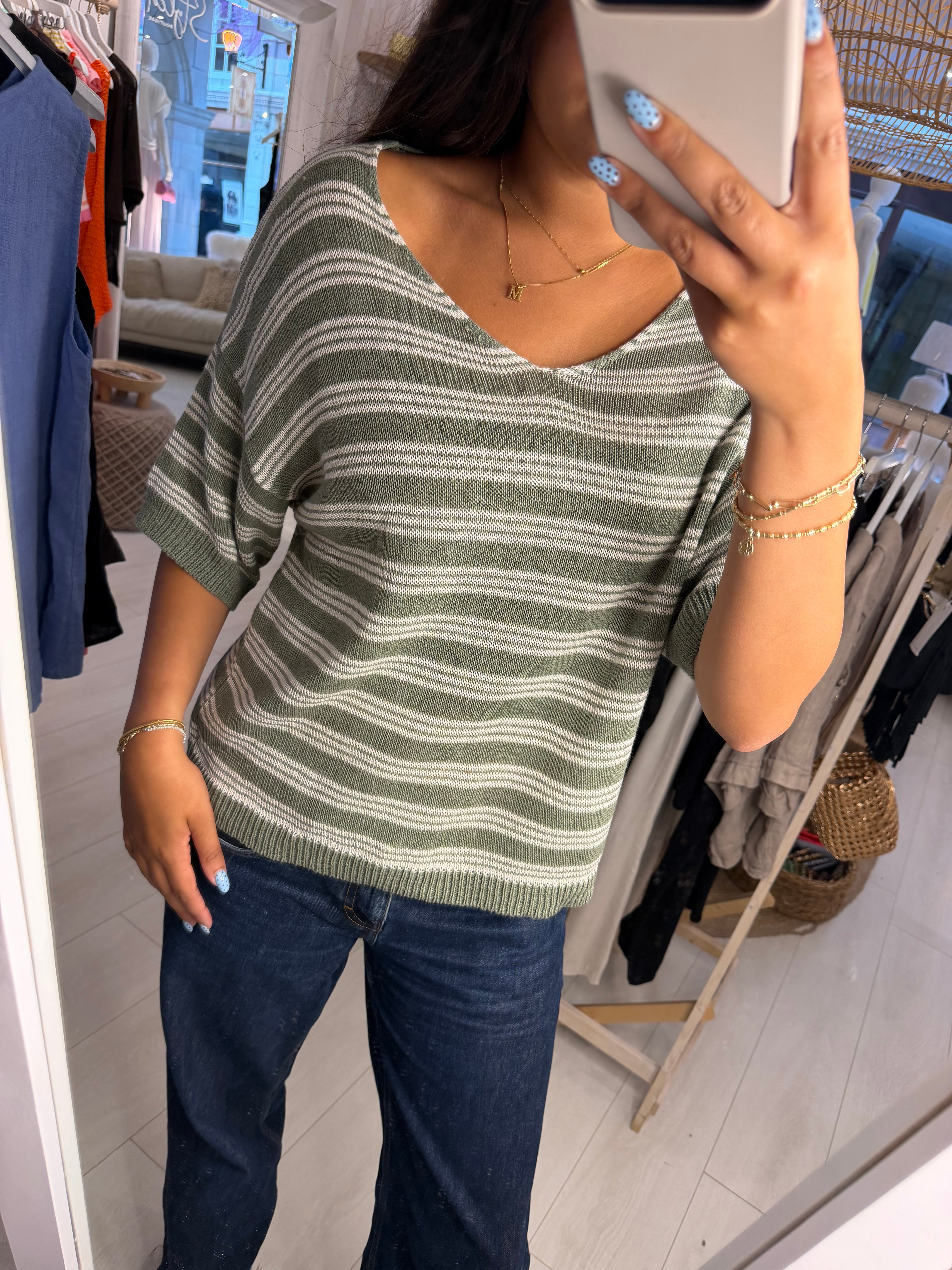 Louise Striped Knit