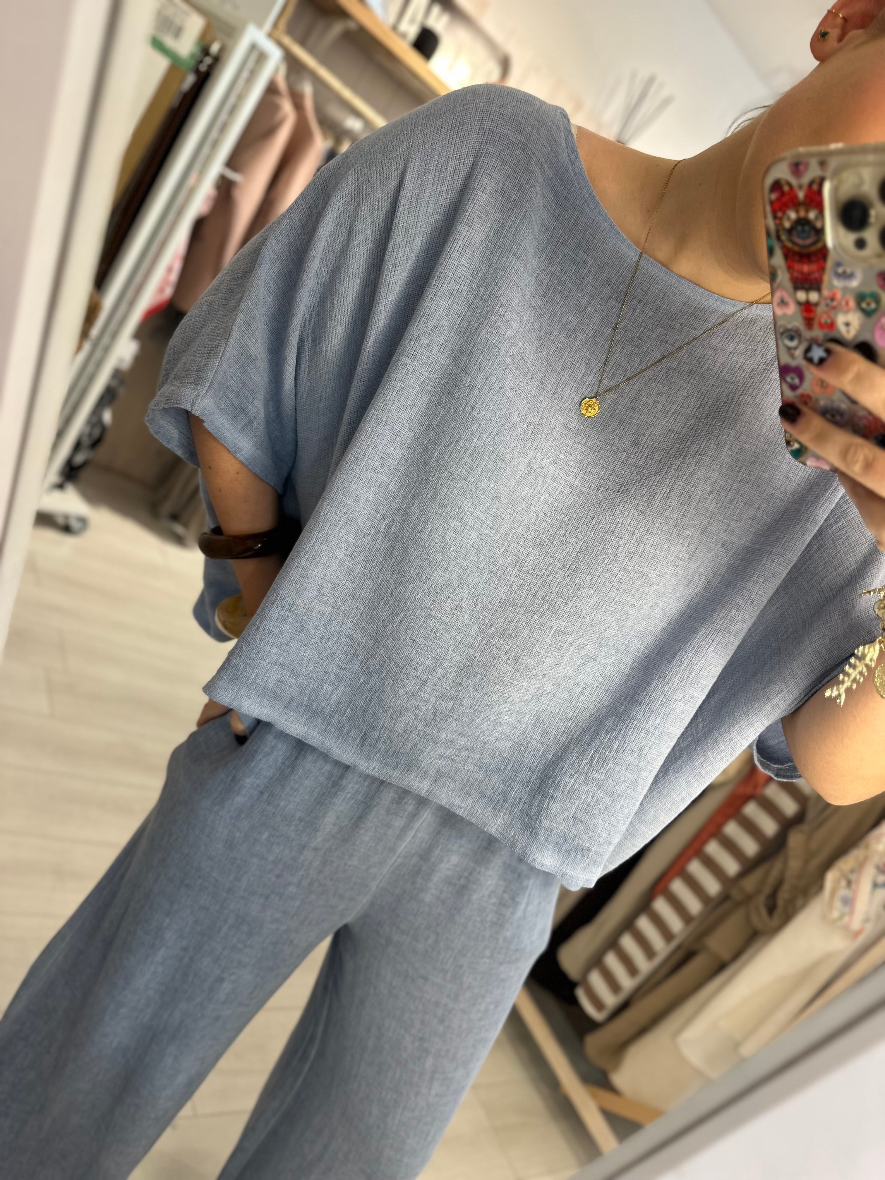 Aubrey Button Back Top