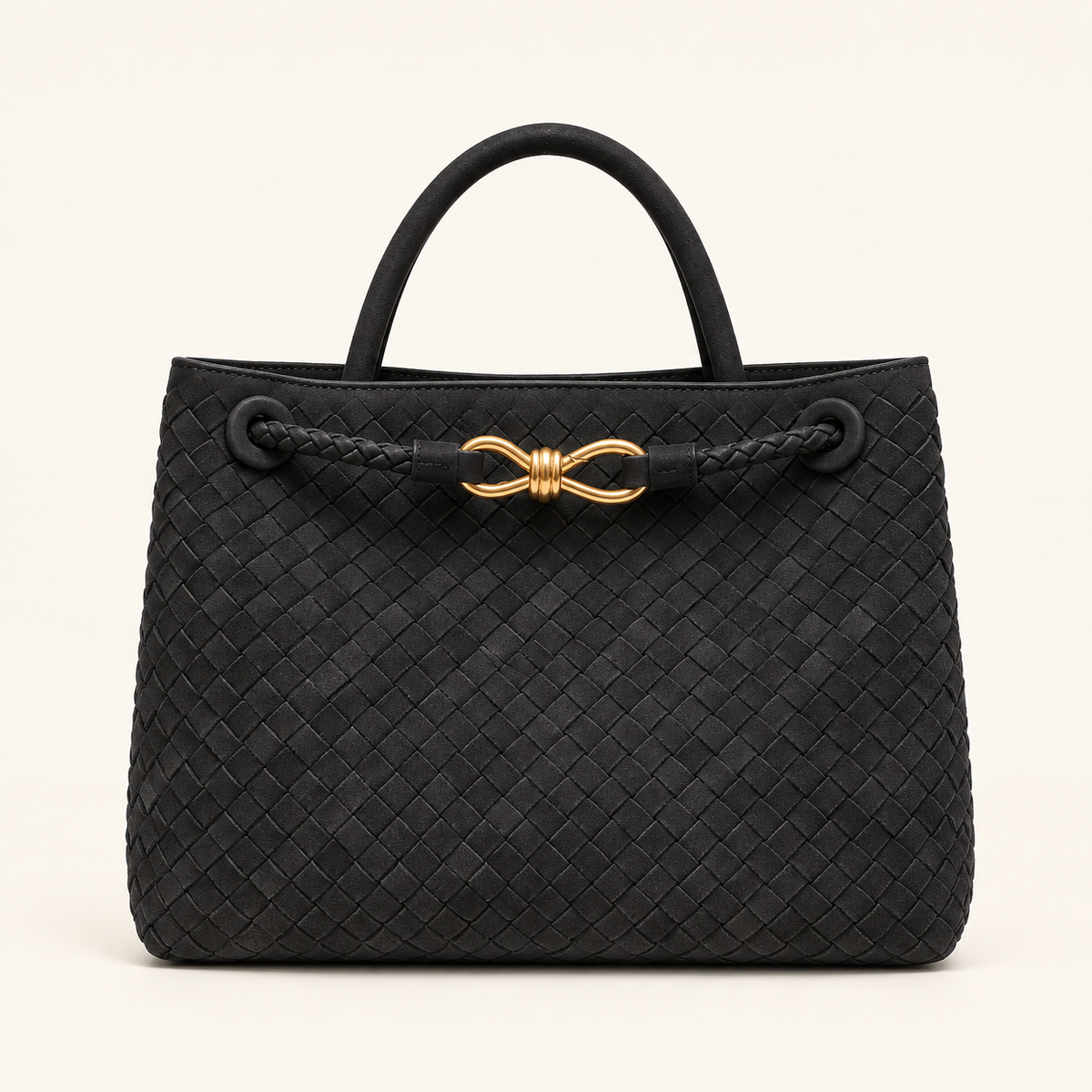 Boti Beau Woven Faux Suede Bag