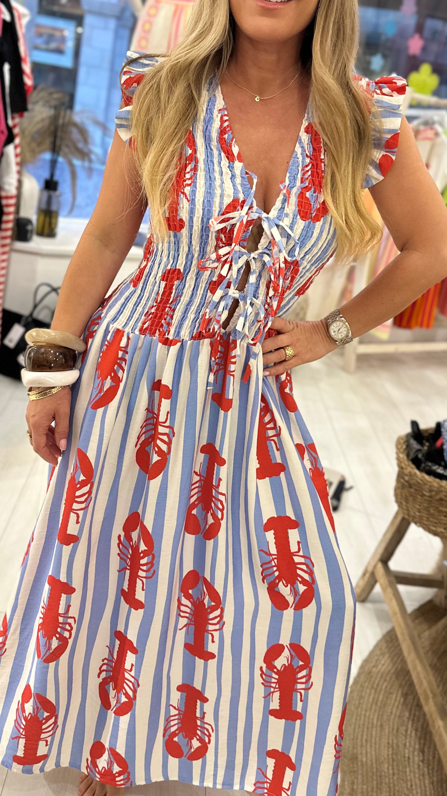 Rachel Lobster Dress