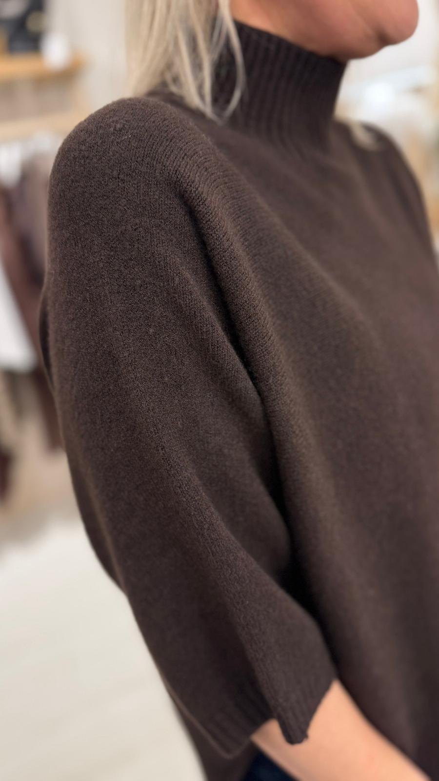 Aimee Luxe Roll Neck Knit