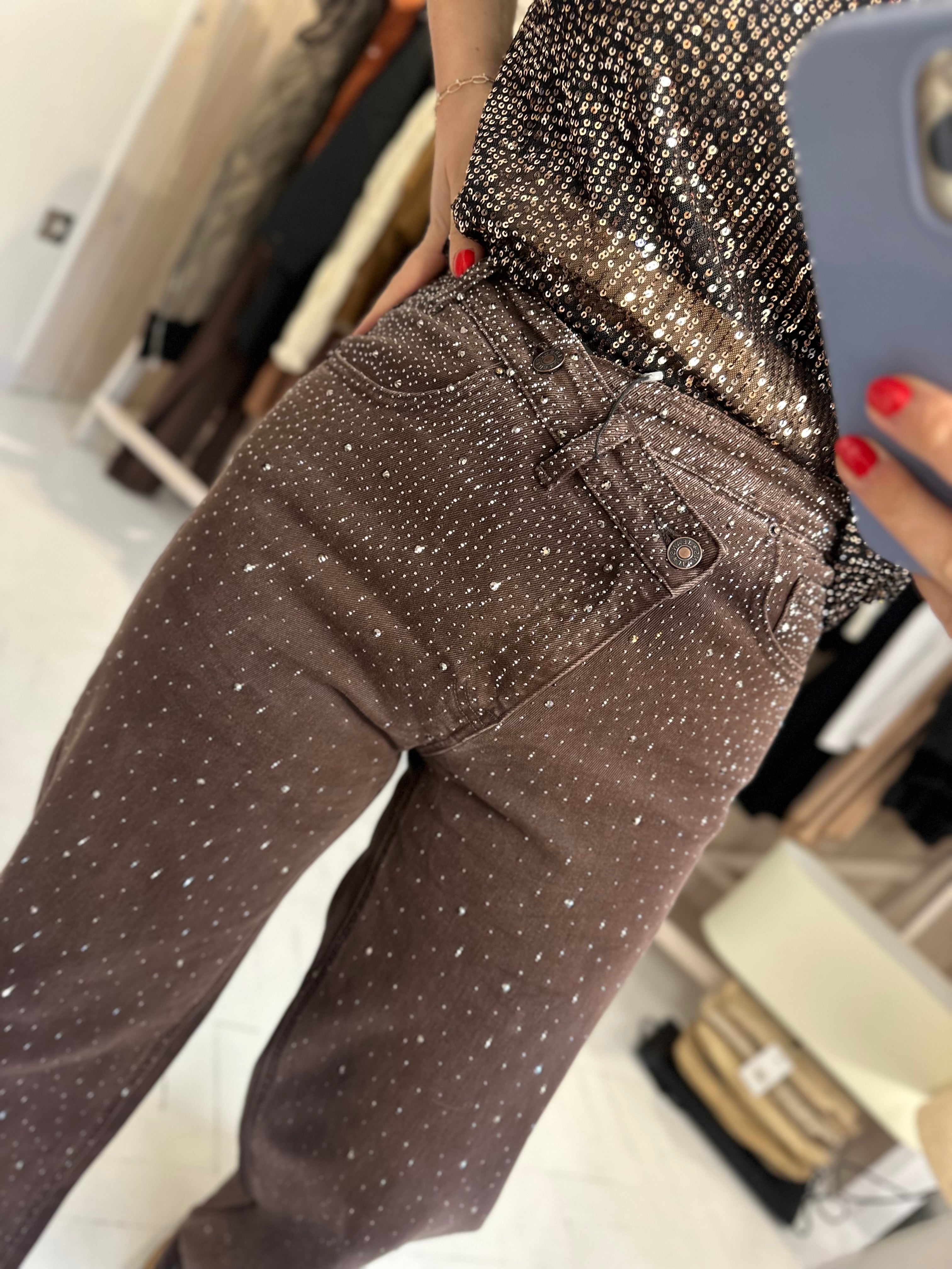 Myra Diamond Dad Fit Jeans