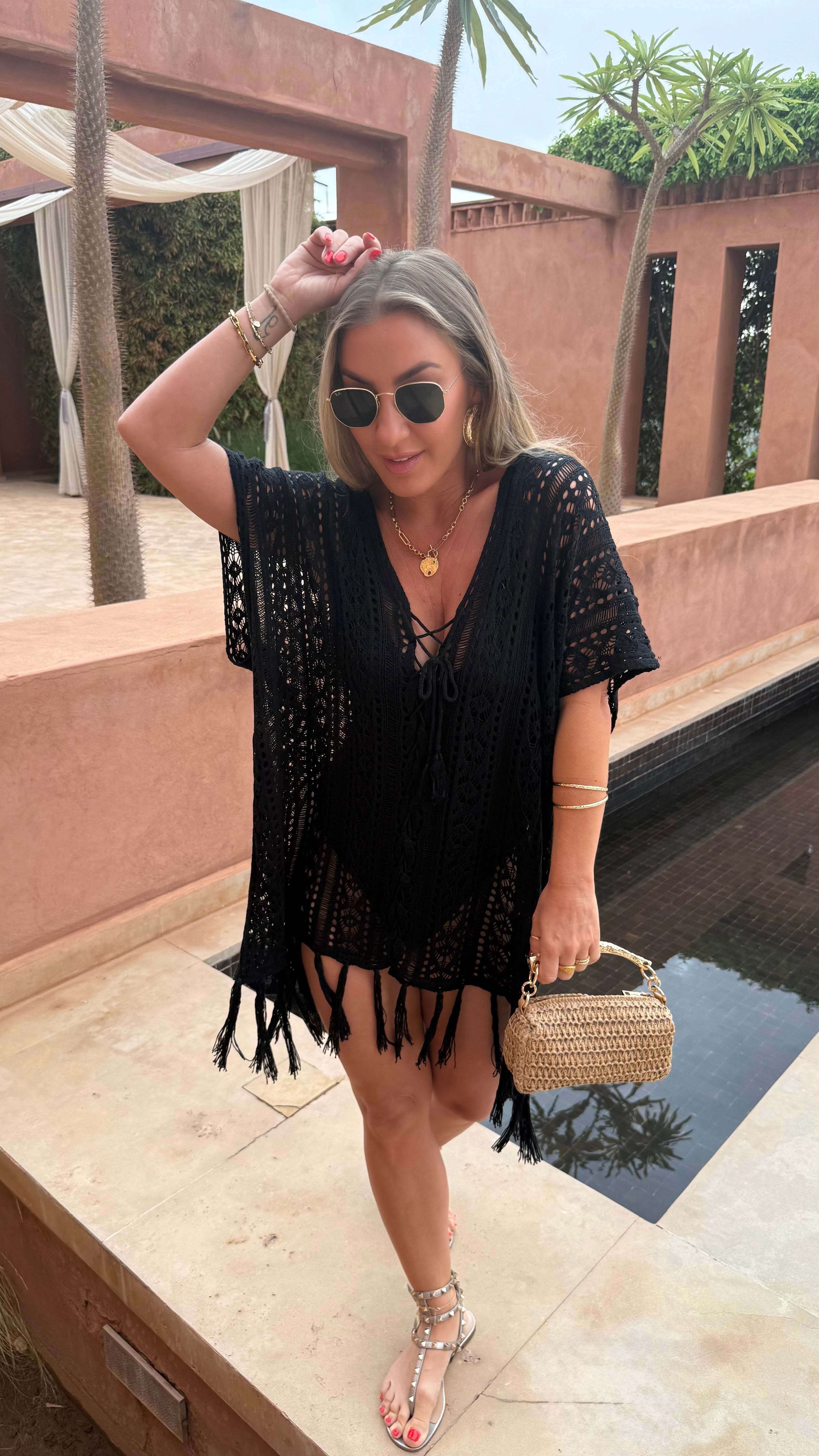Samia Crochet Kimono