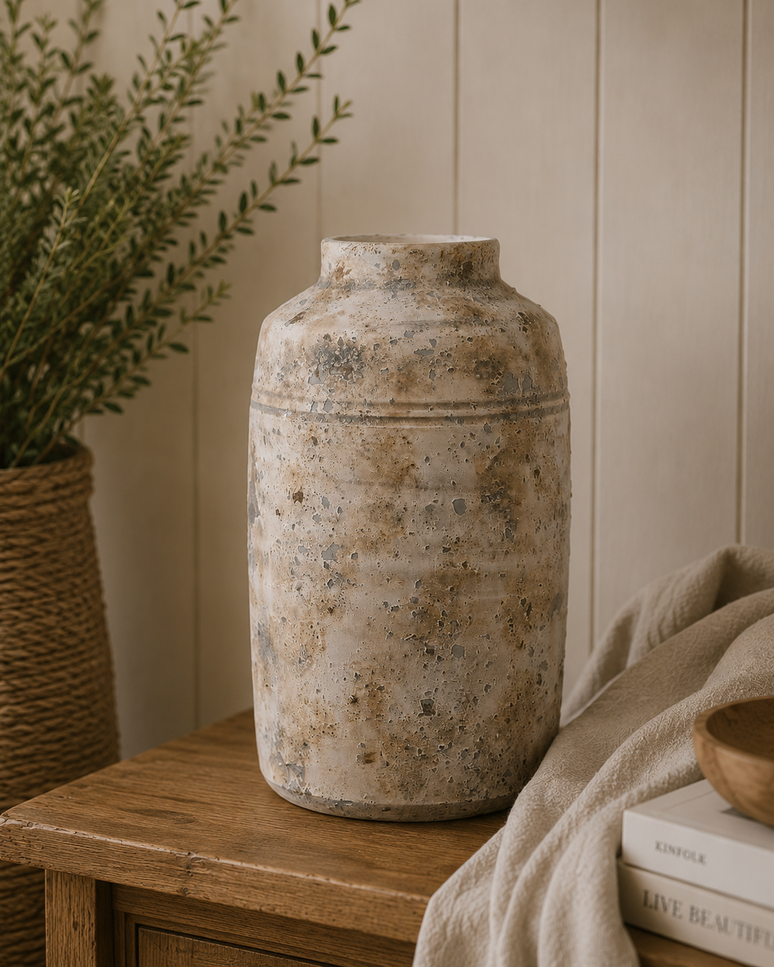 Distressed Terracotta Vase