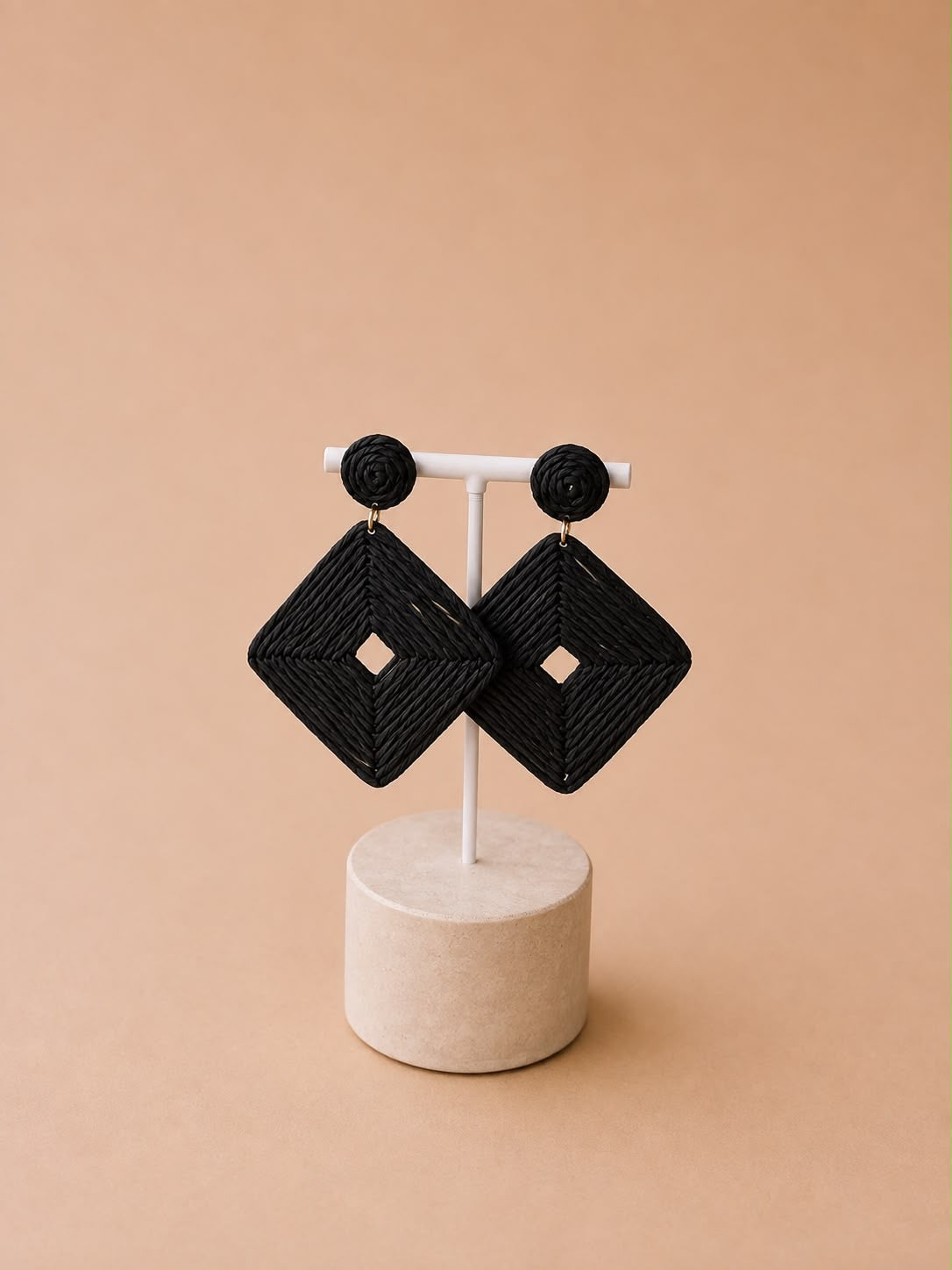 Woven Square Earring