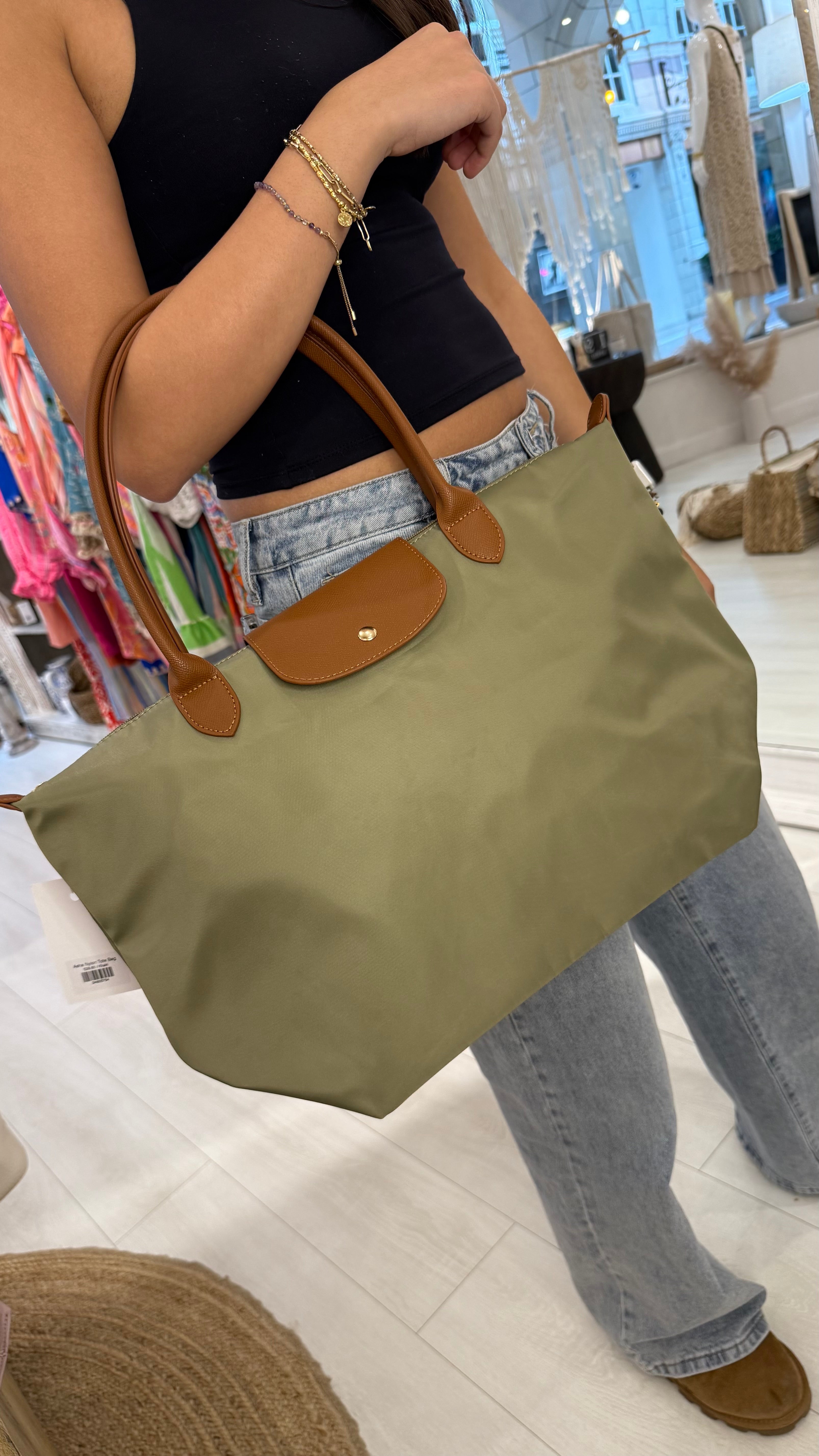 Asha Nylon Tote Bag