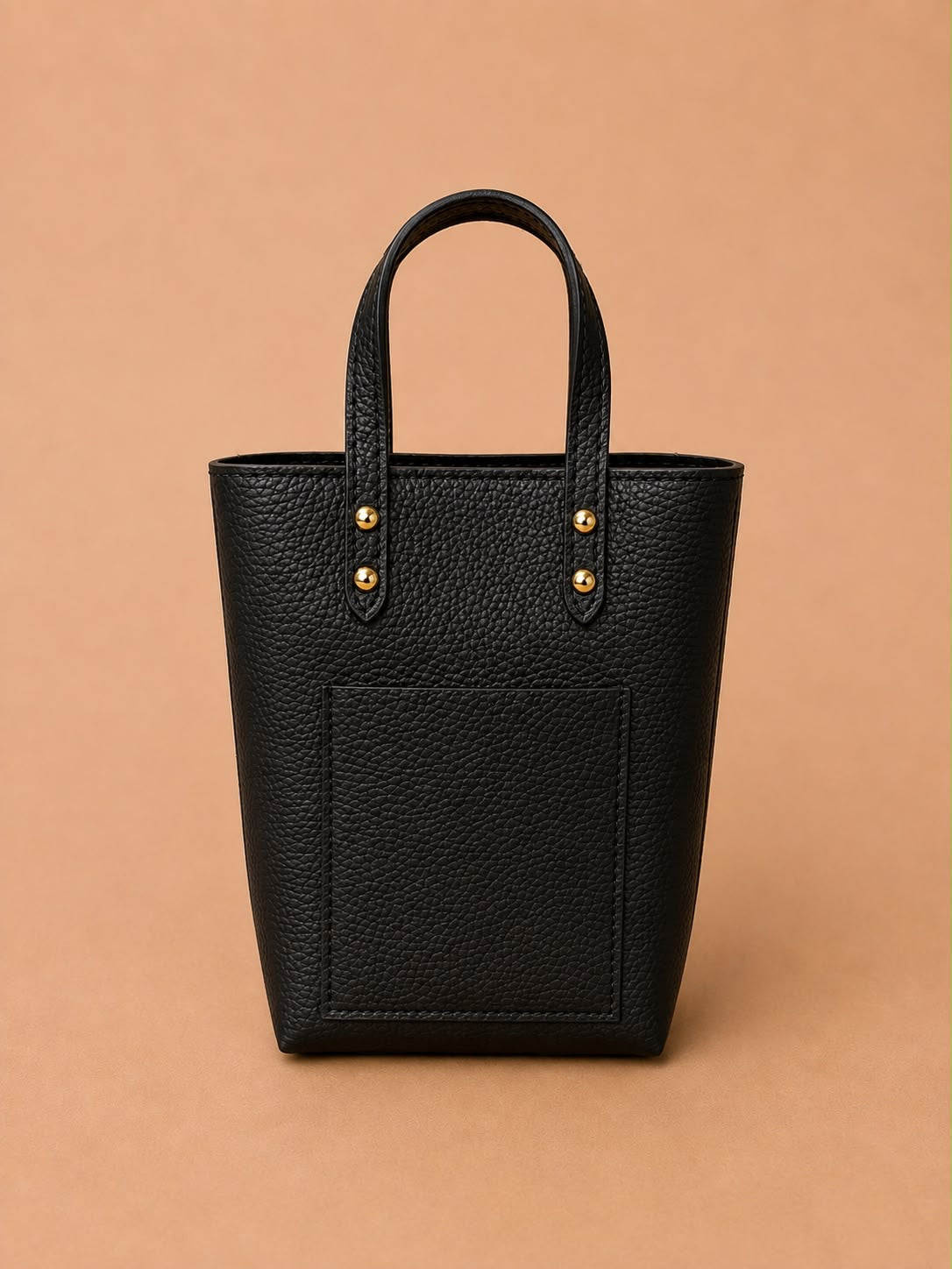 Ami Leather Mini Bucket Bag