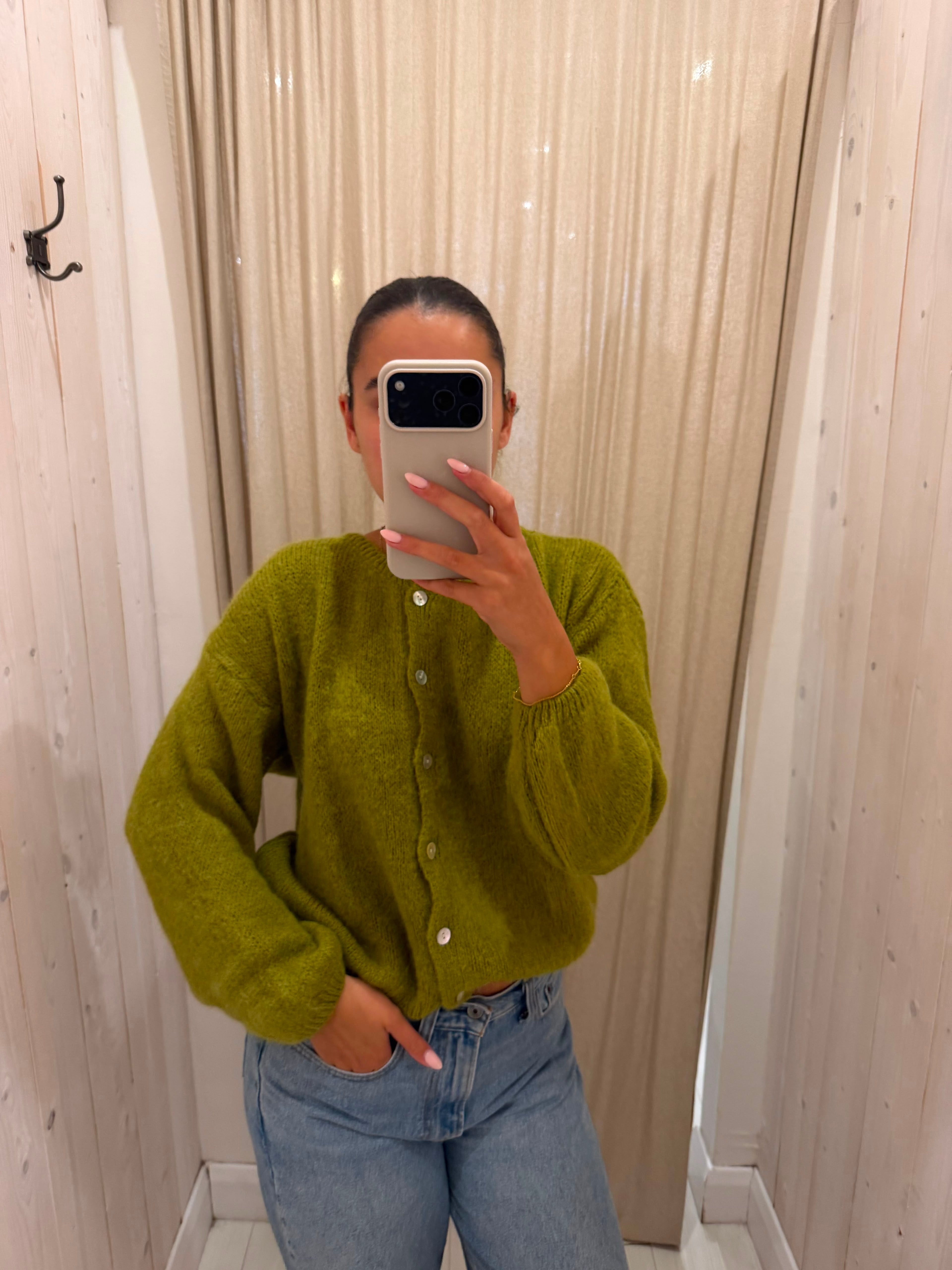 Maddie Mohair Long Sleeved Cardigan