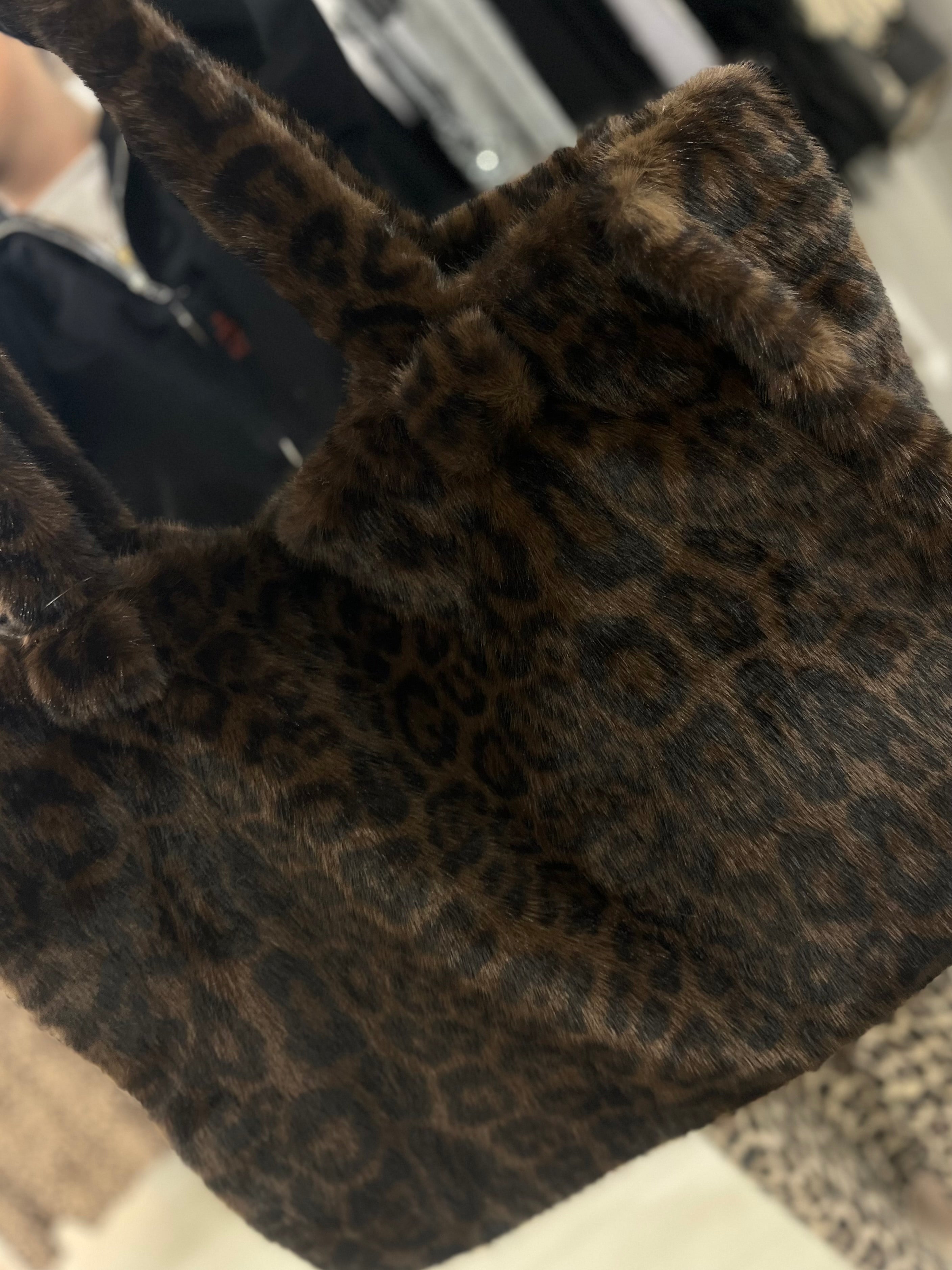 Faux Fur Large Tote