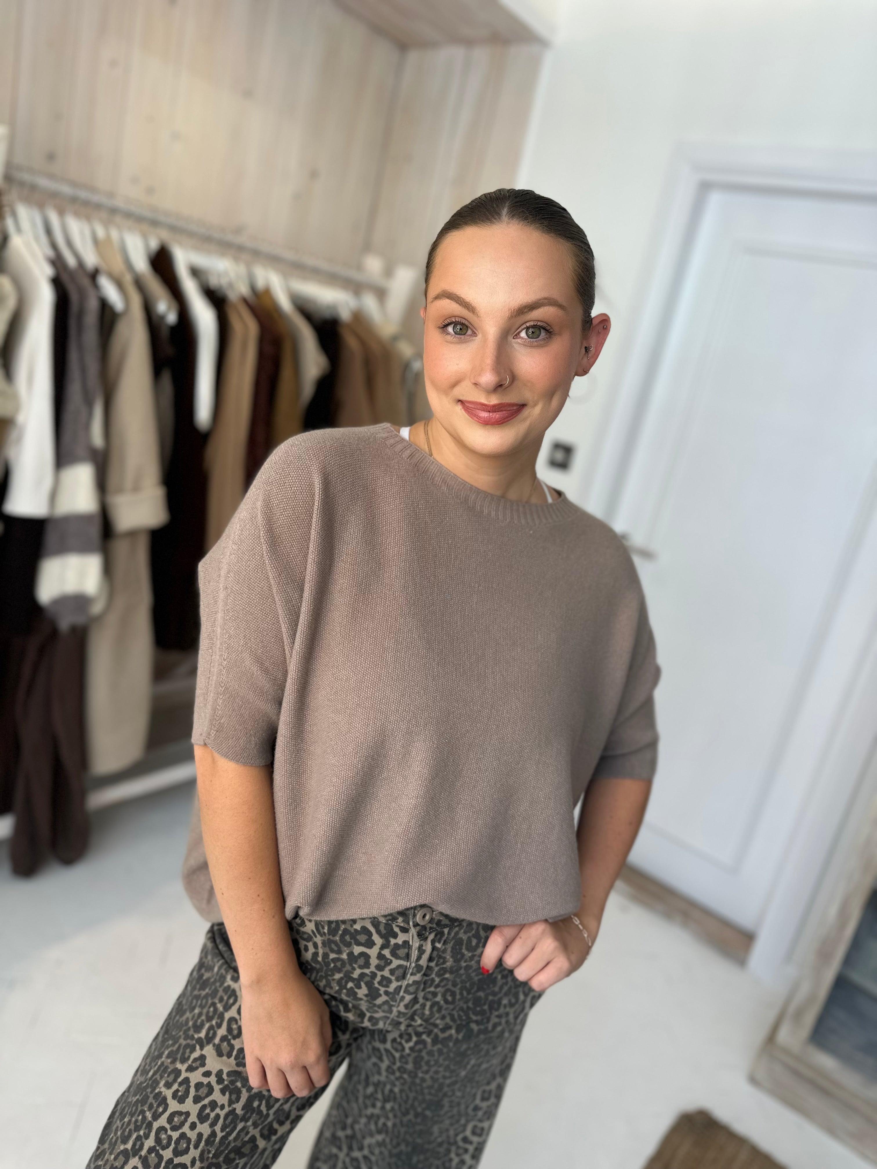 Luxe Adrianna 3/4 Sleeve Knit