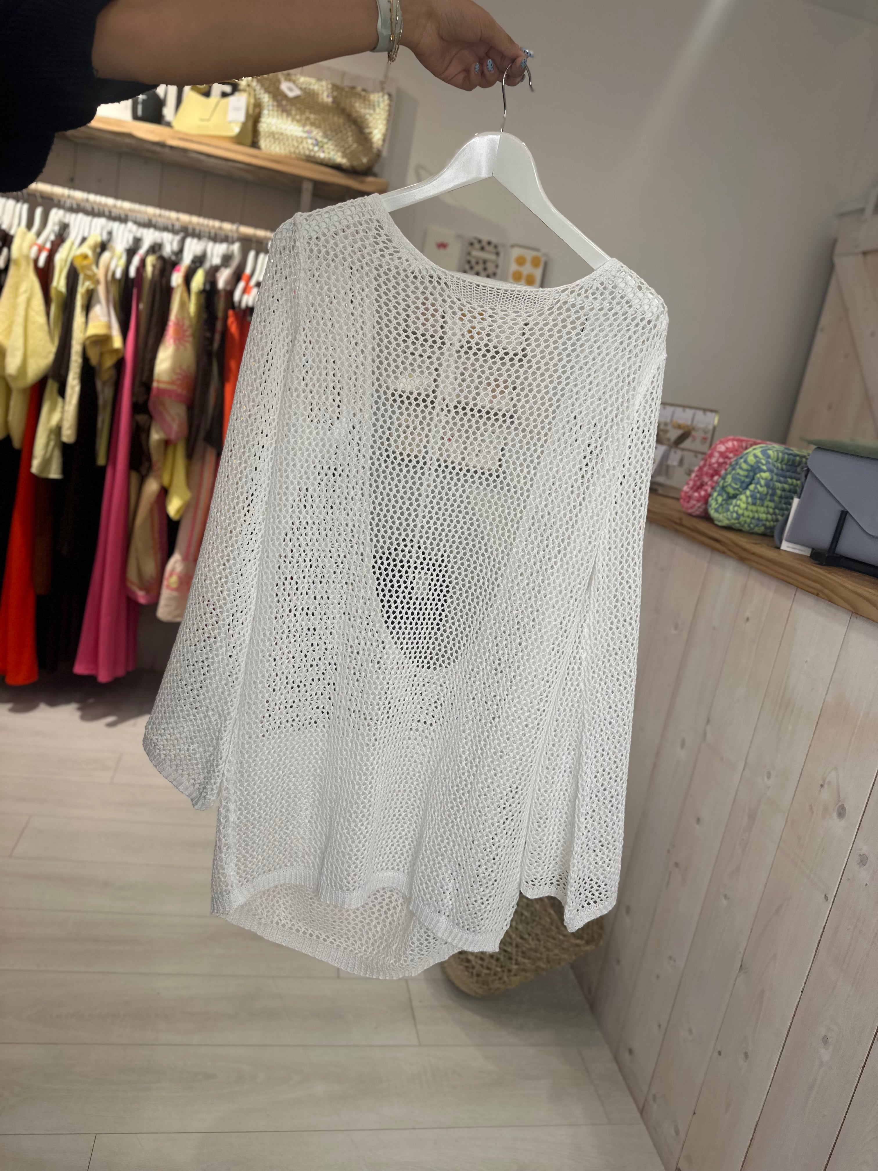 Izzy Crochet Beach Cover-up