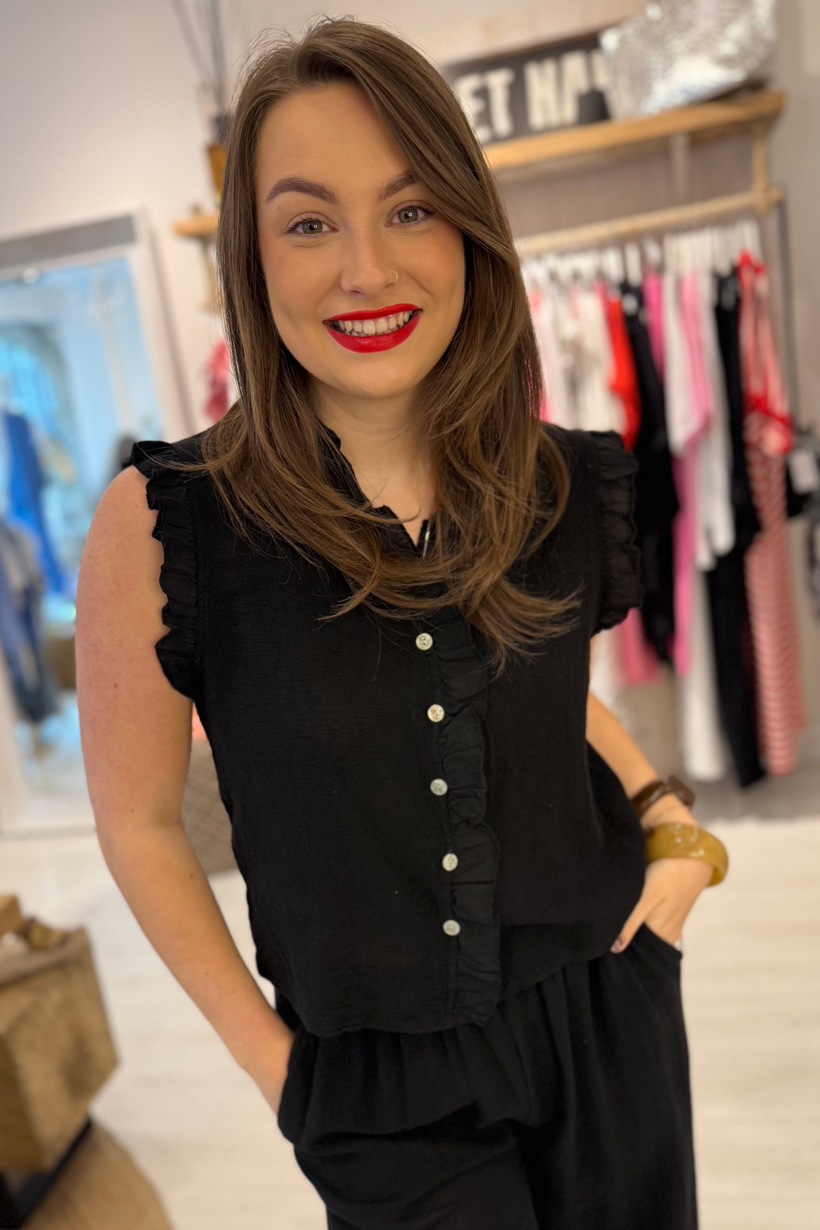 Meryem Frill Top