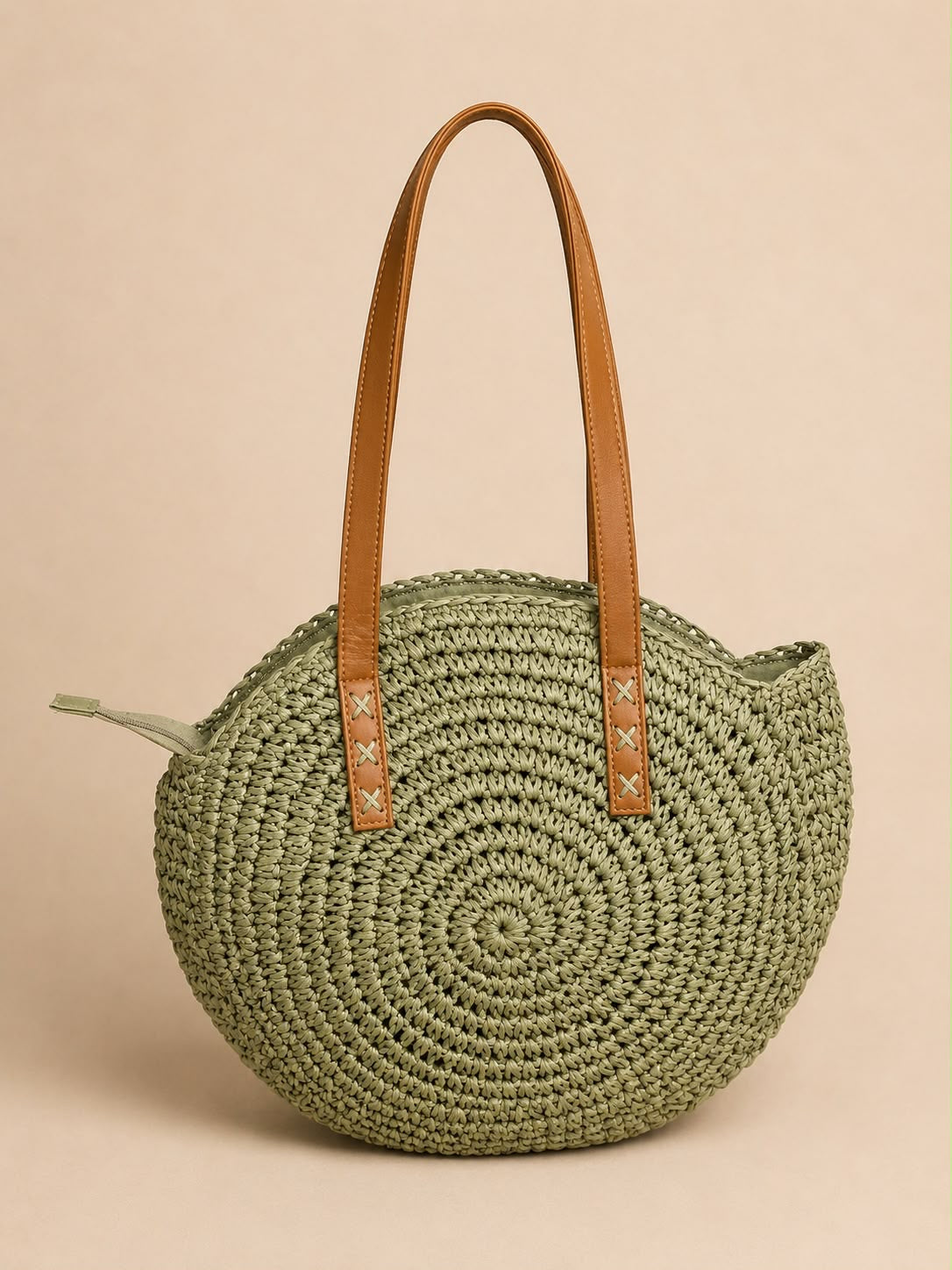Priya Circular Straw Bag