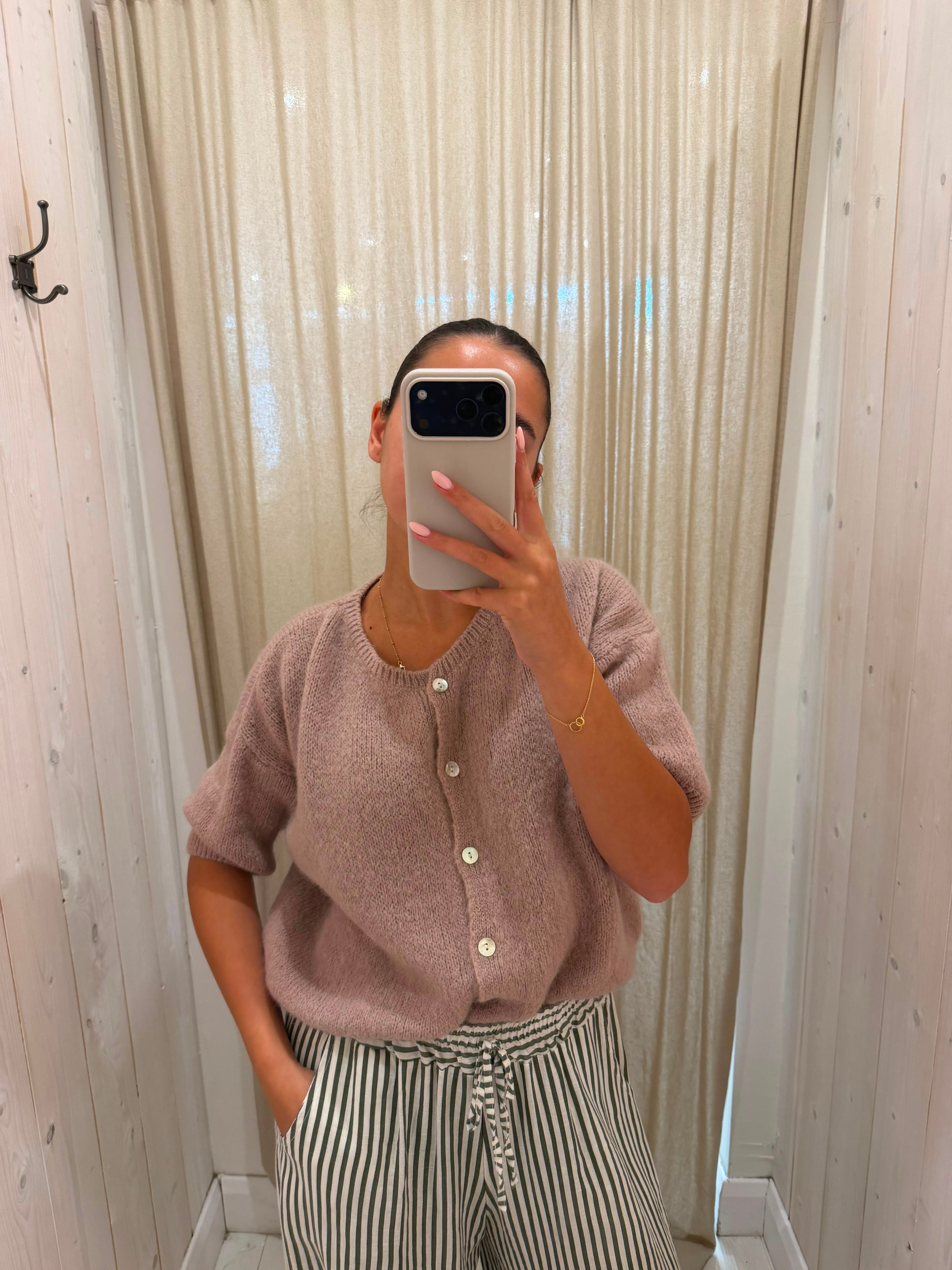 Maddie Mohair Short Sleeved Cardigan