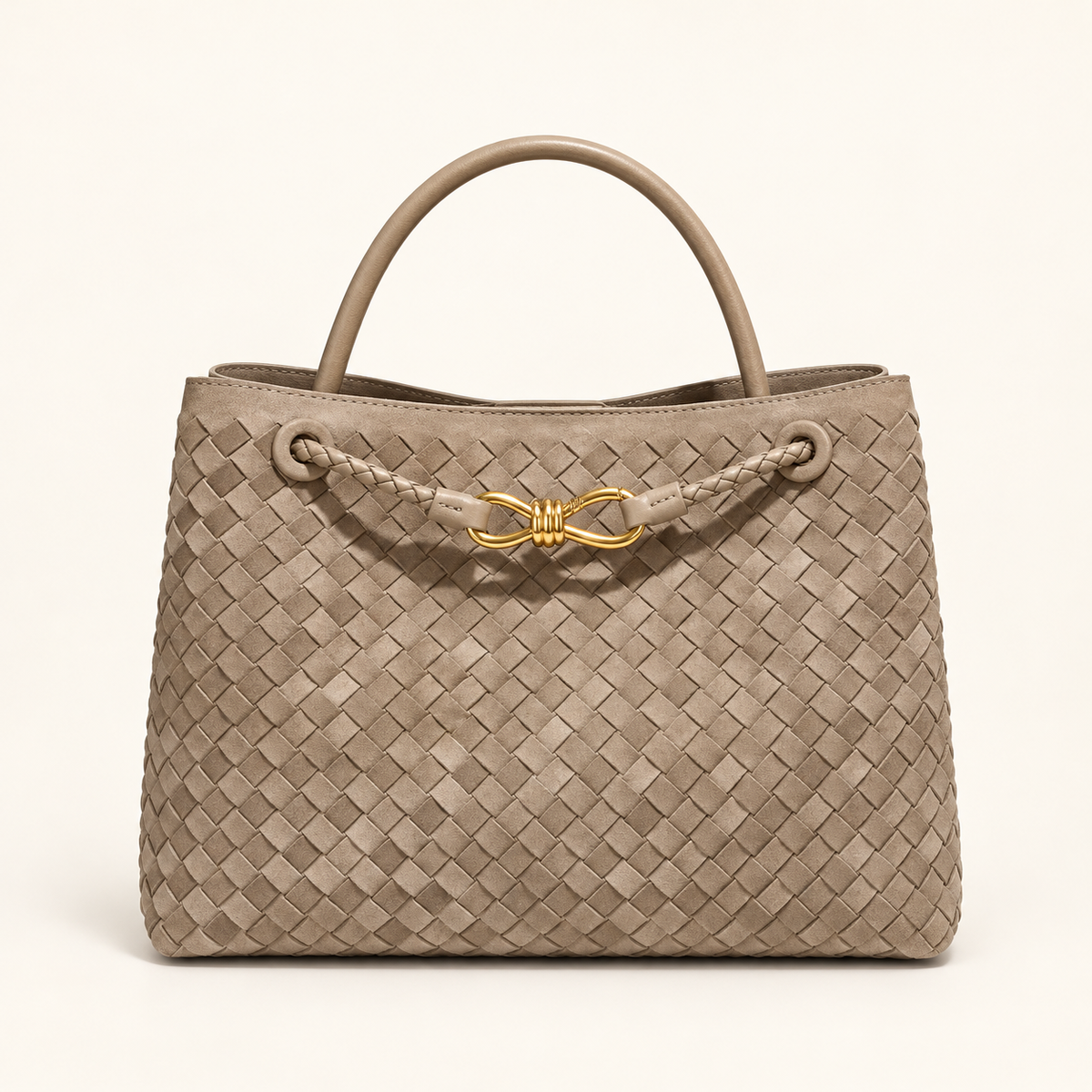 Boti Beau Woven Faux Suede Bag