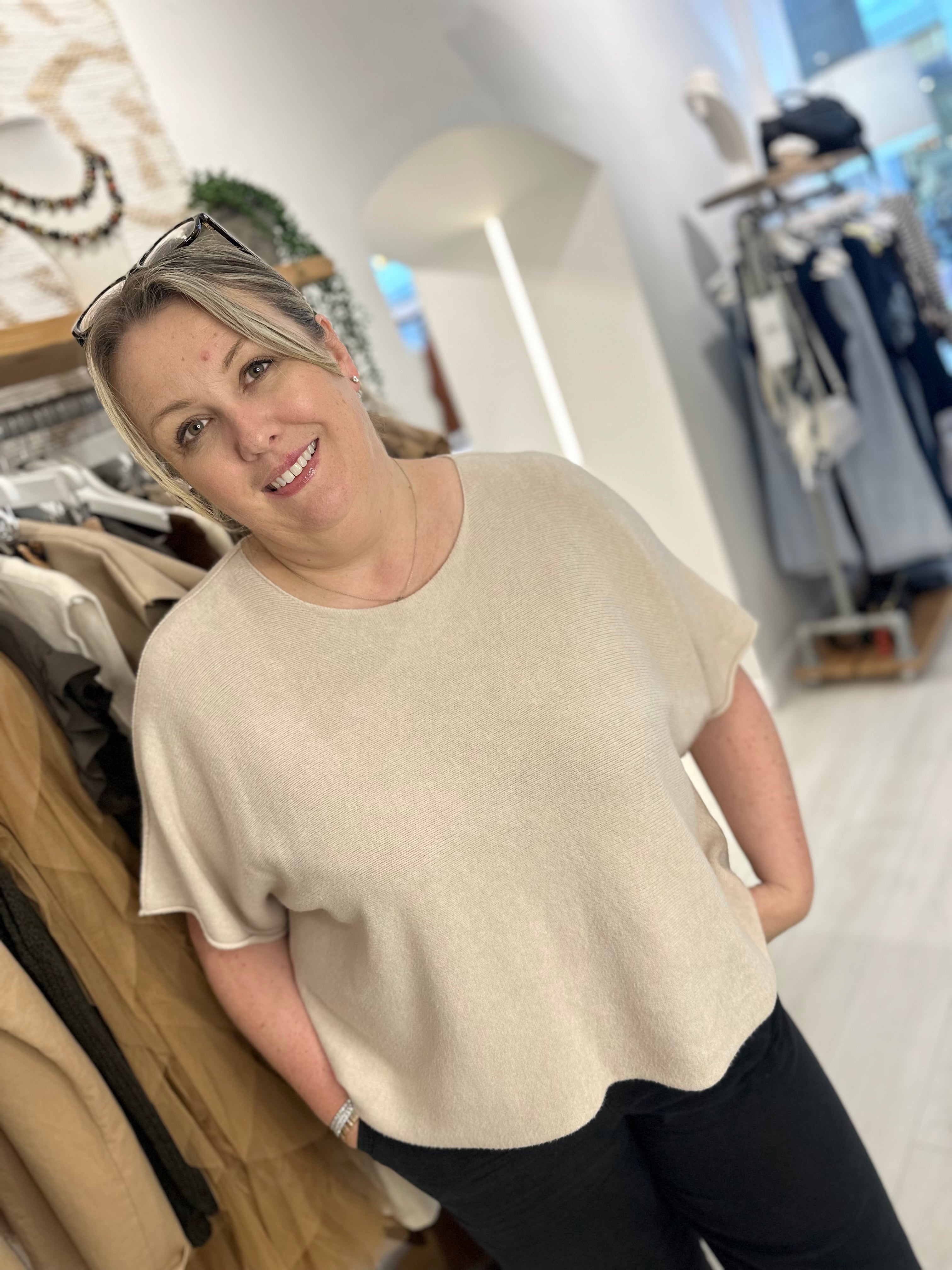 Valencia V- Neck Italian Knit
