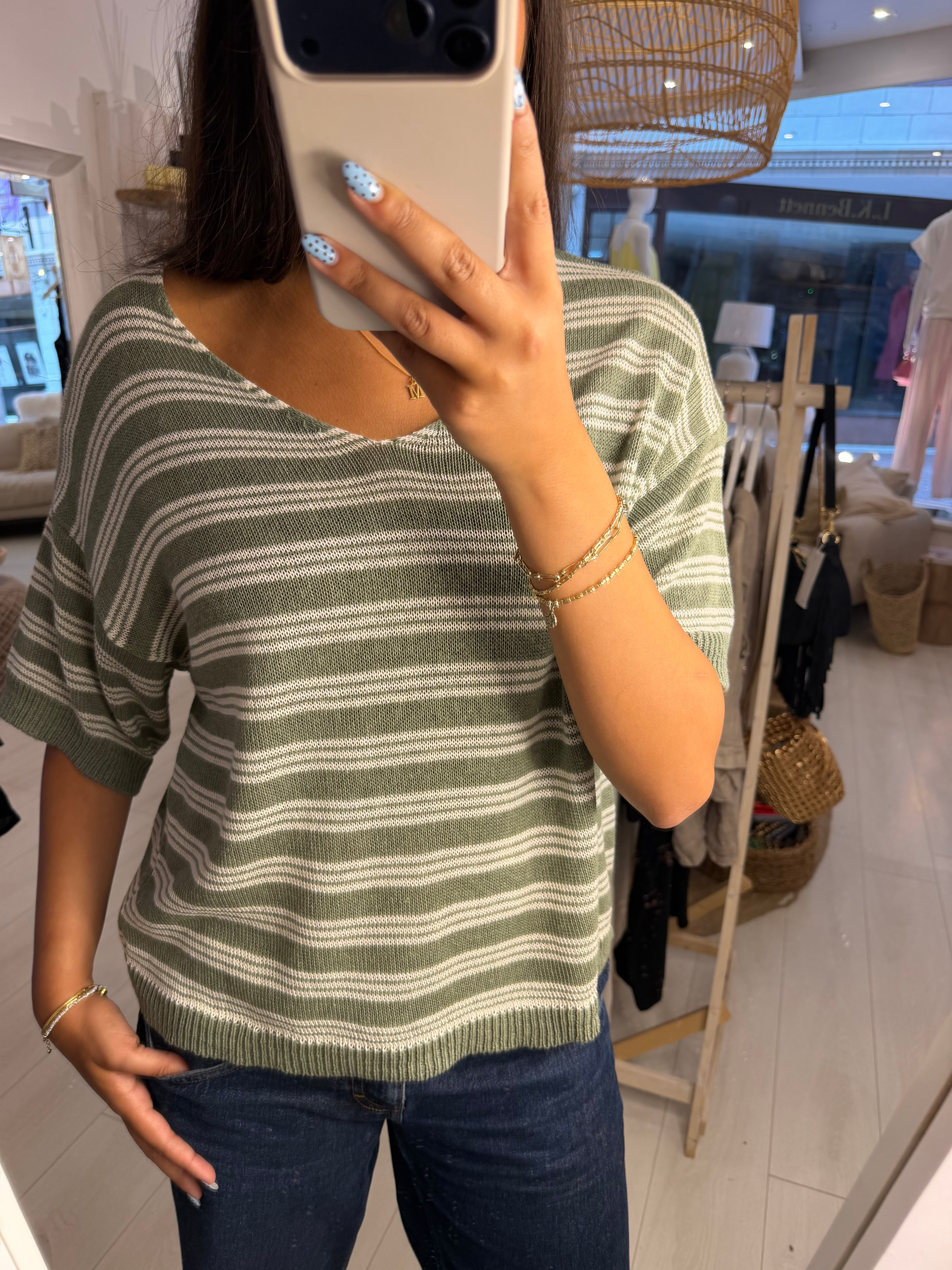 Louise Striped Knit