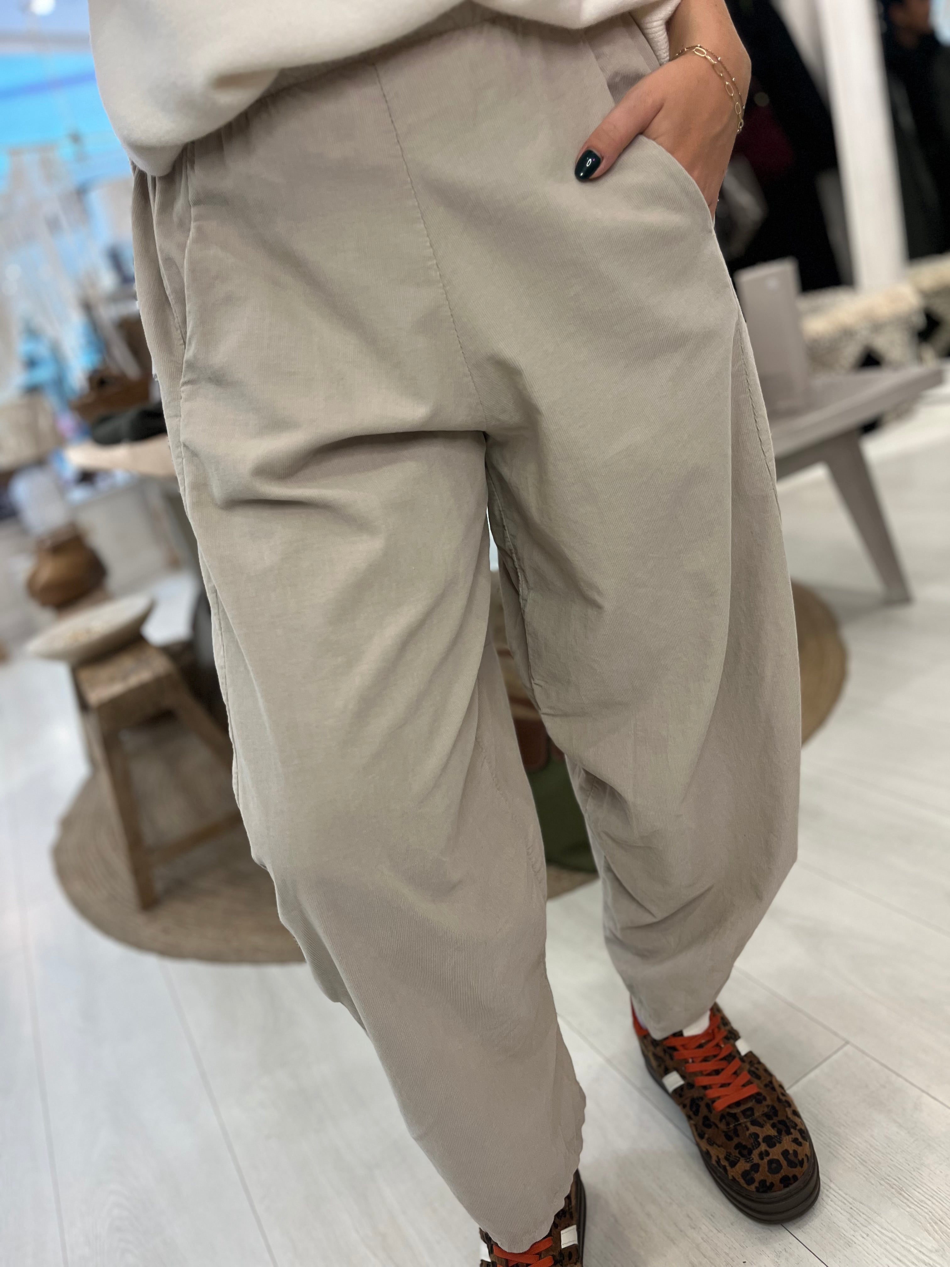 Corduroy Cocoon Pants
