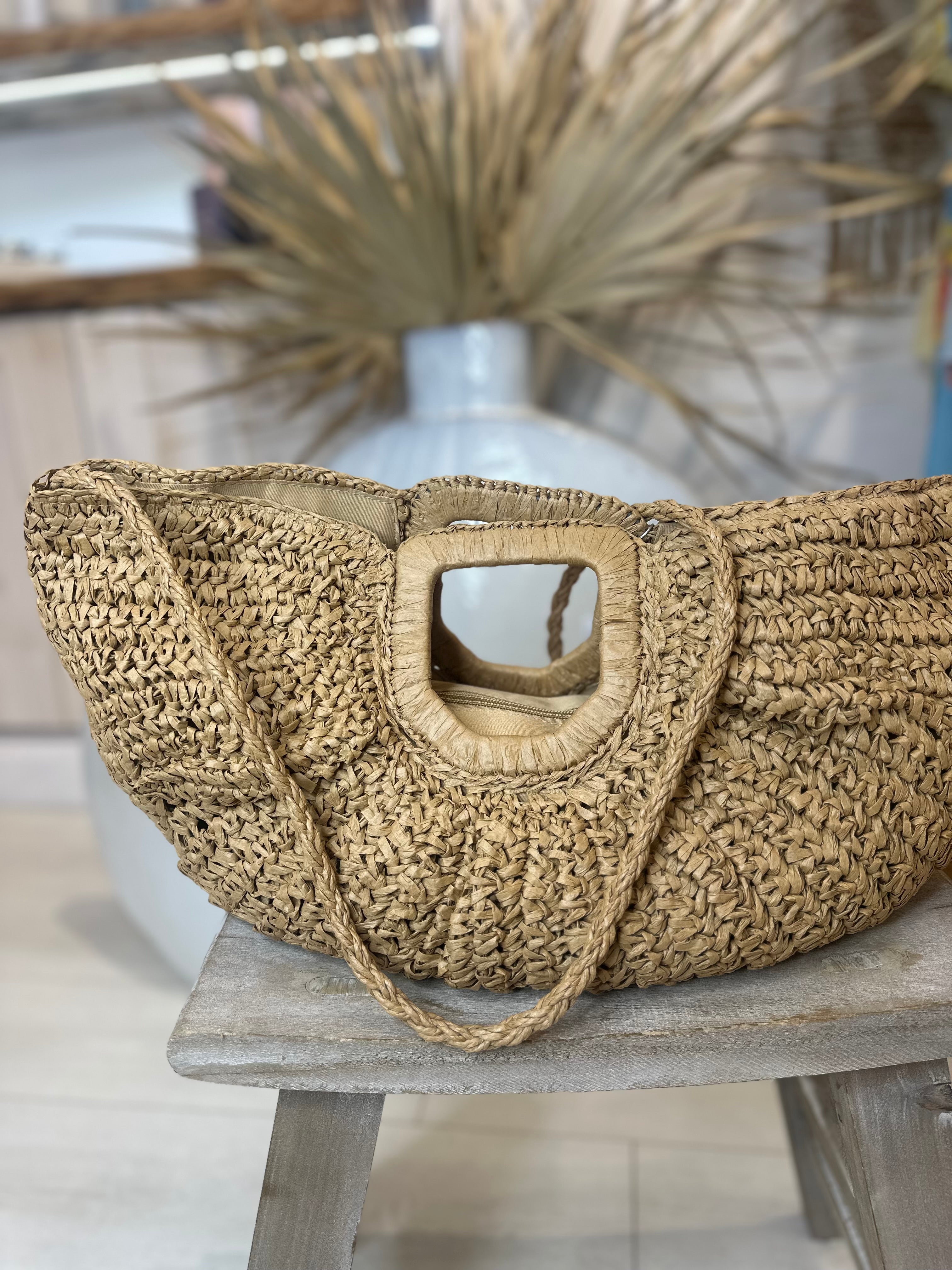 Slouch Straw Bag