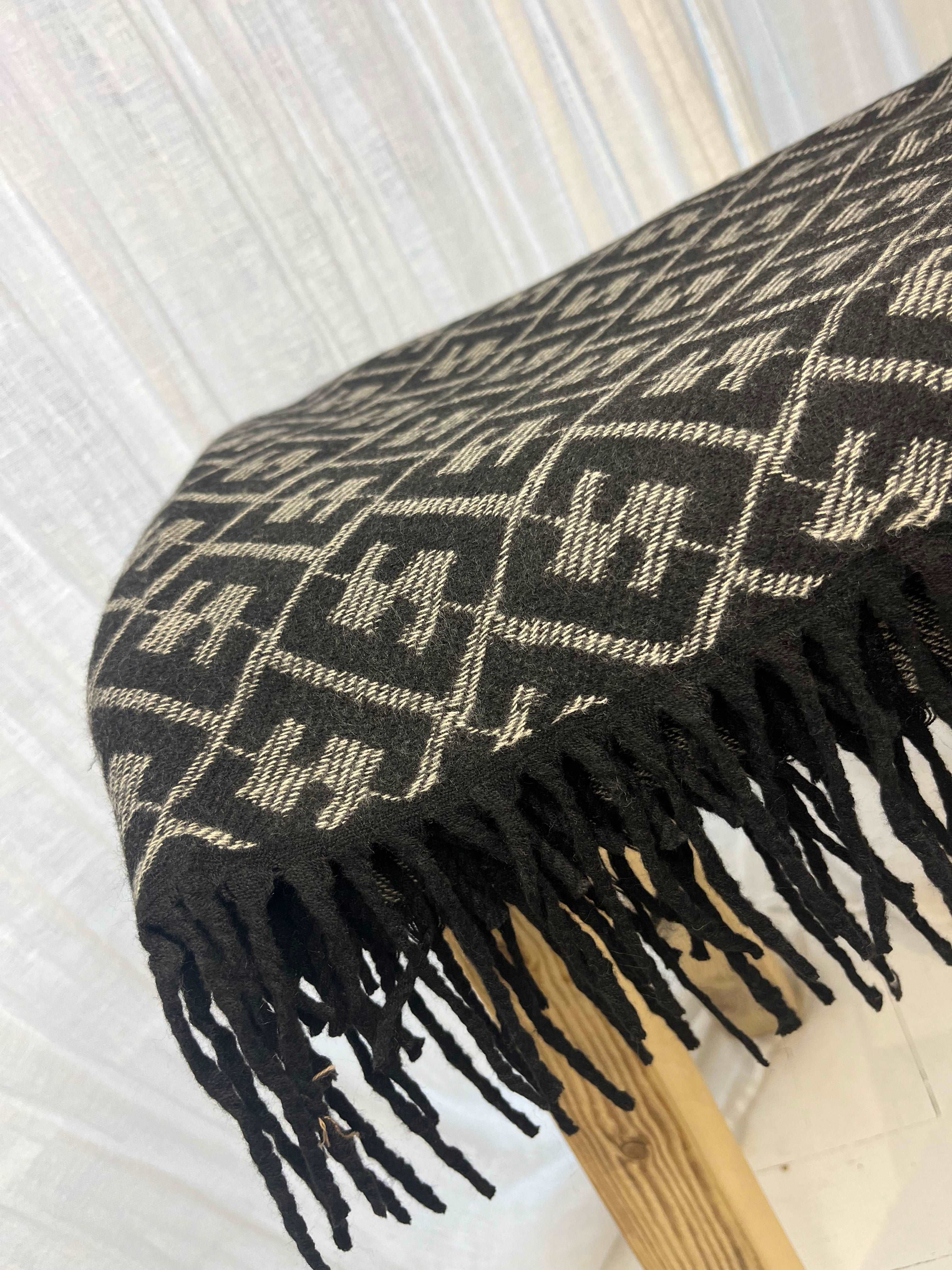 Reversible Mosaic/ Stripe Scarf
