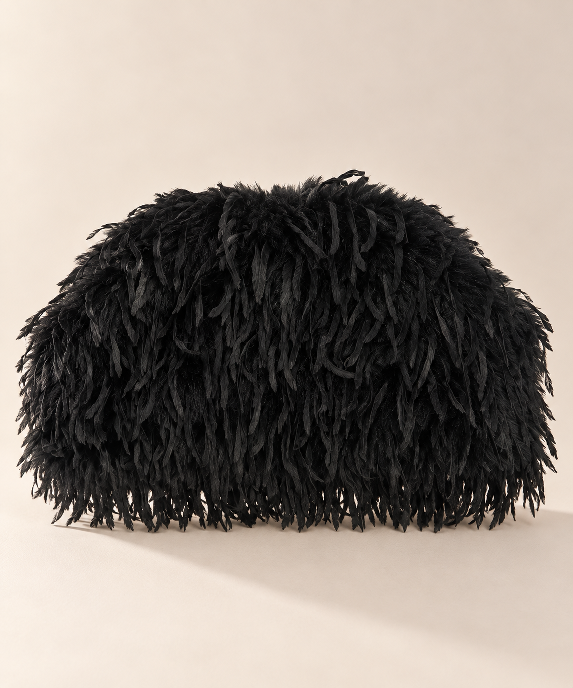 Sasha Feather Look Clutch