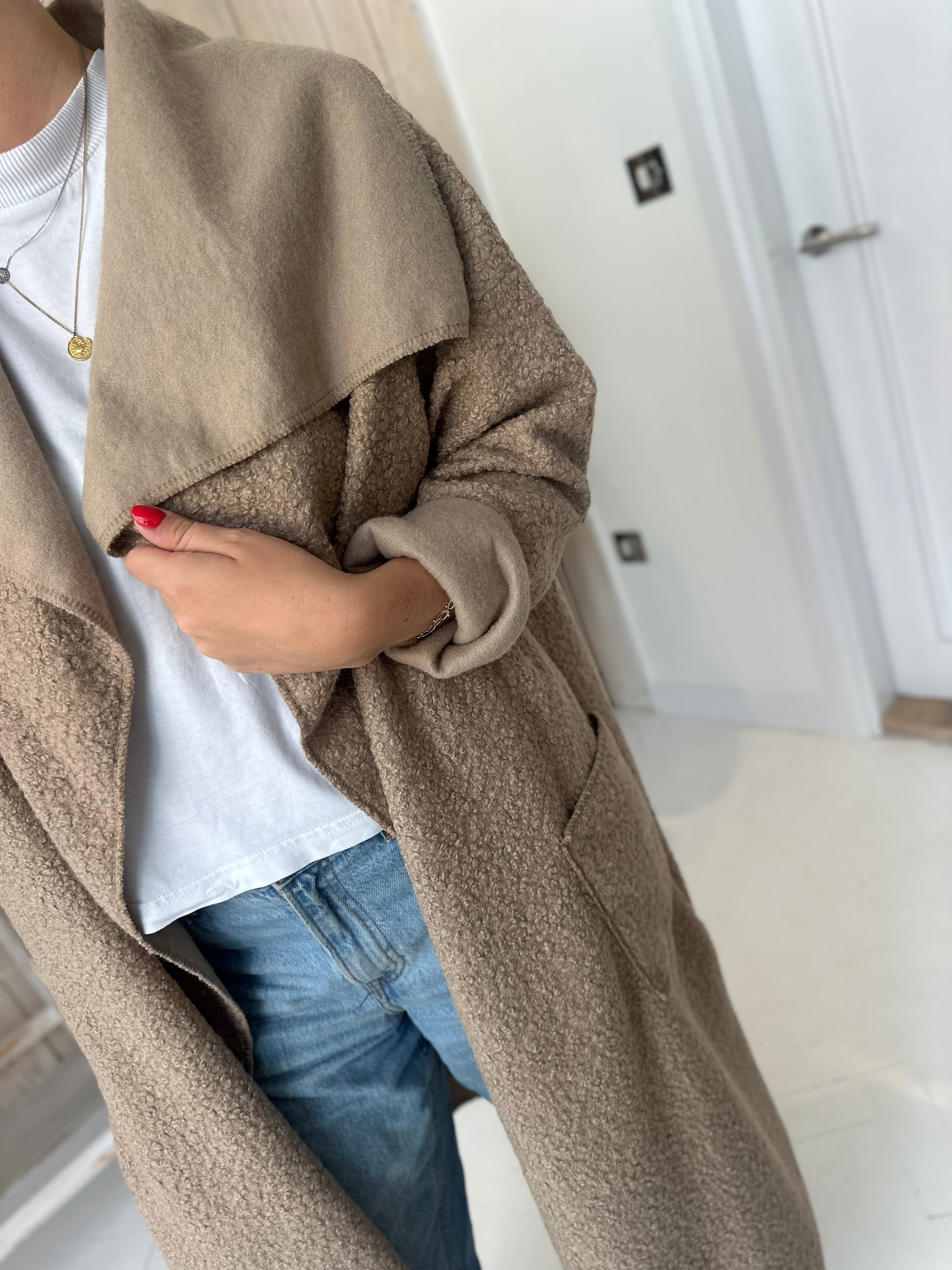Leila Boucle Overcoat