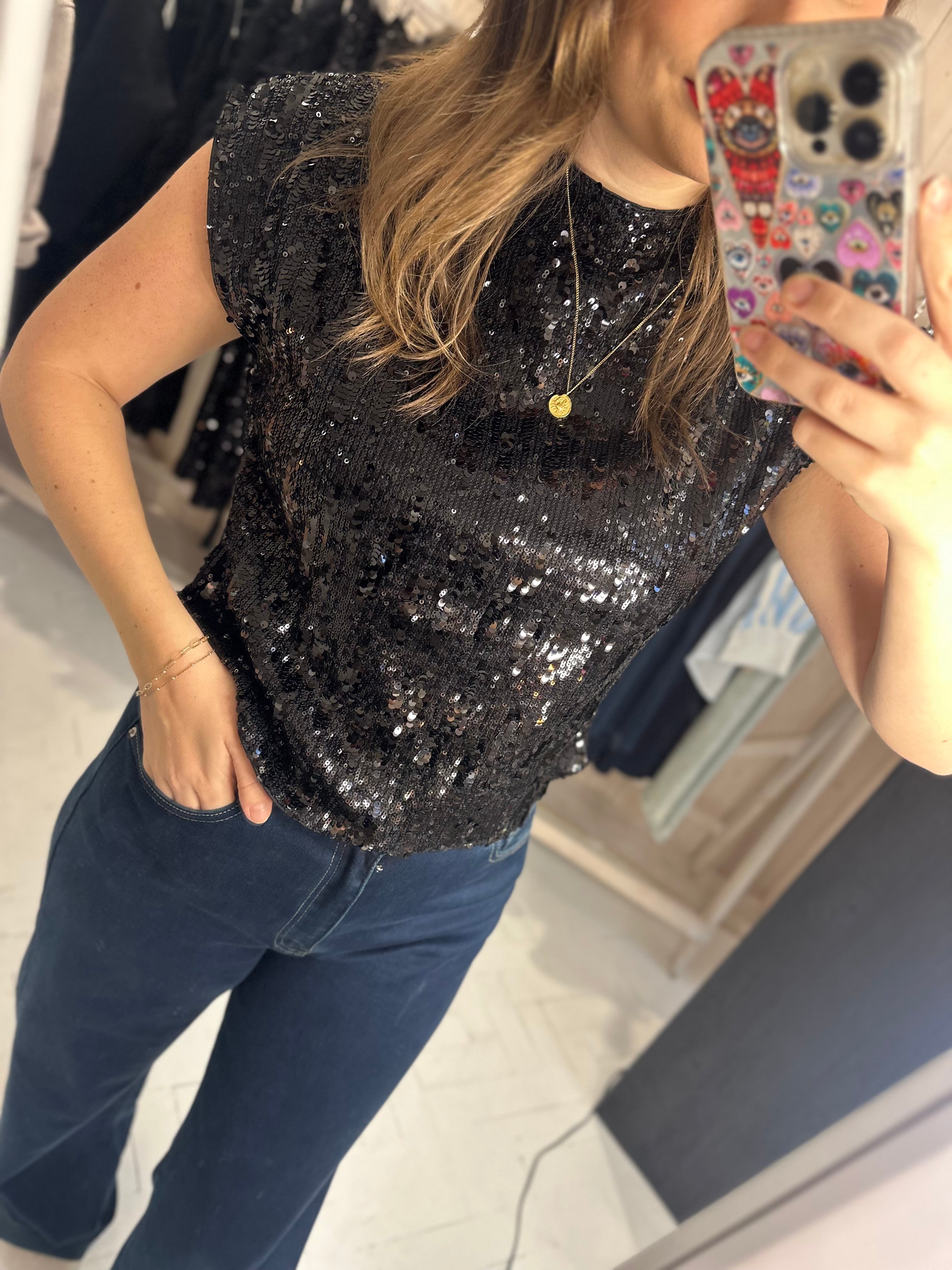 Ellie Sequin Top