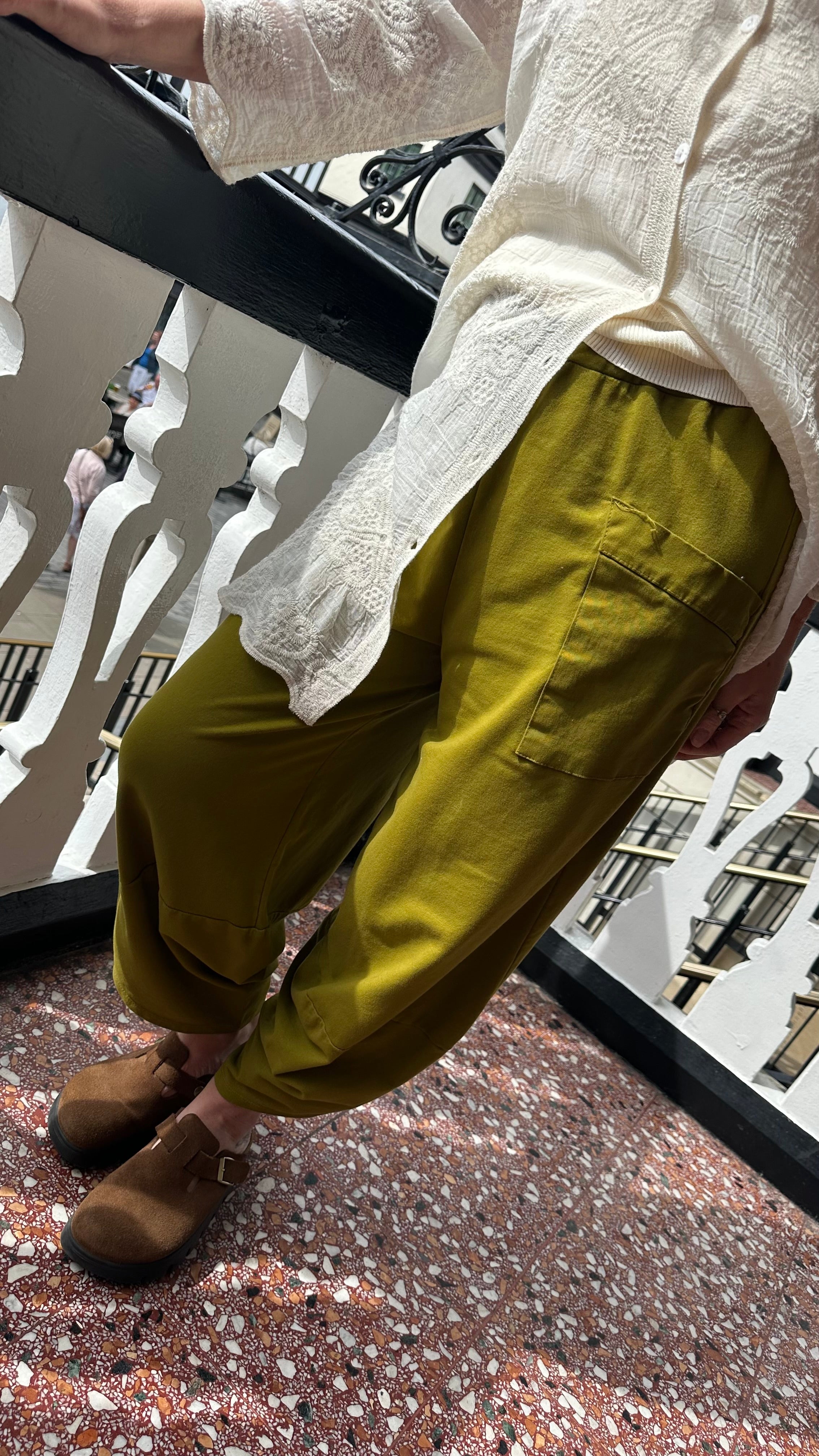 Zahir Pocketed Cocoon Pants