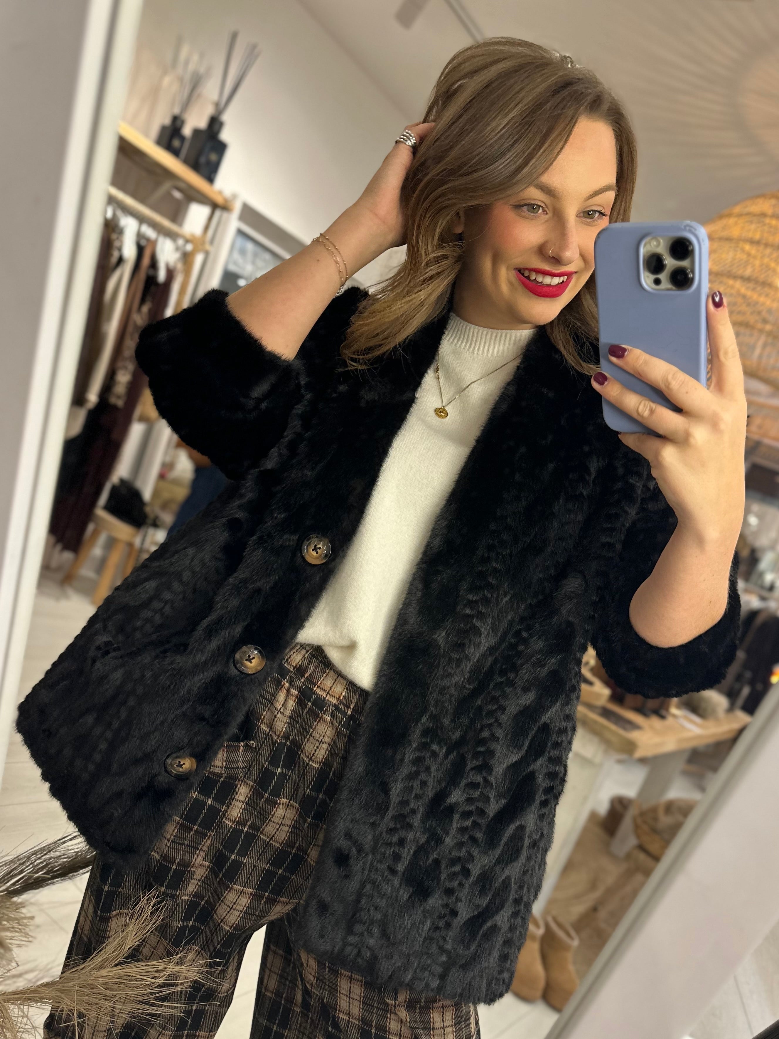 Elodie Faux Fur Jacket