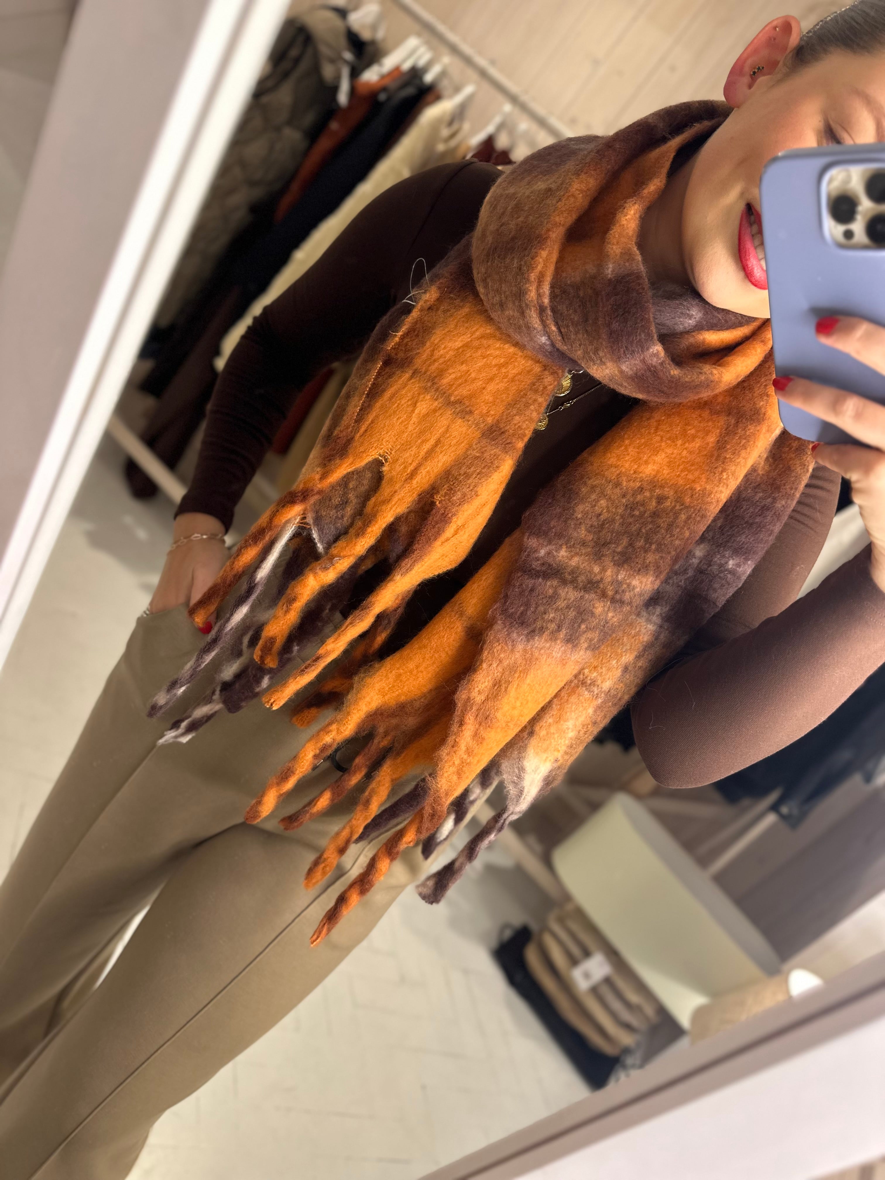 Chunky Scarf - Tartan