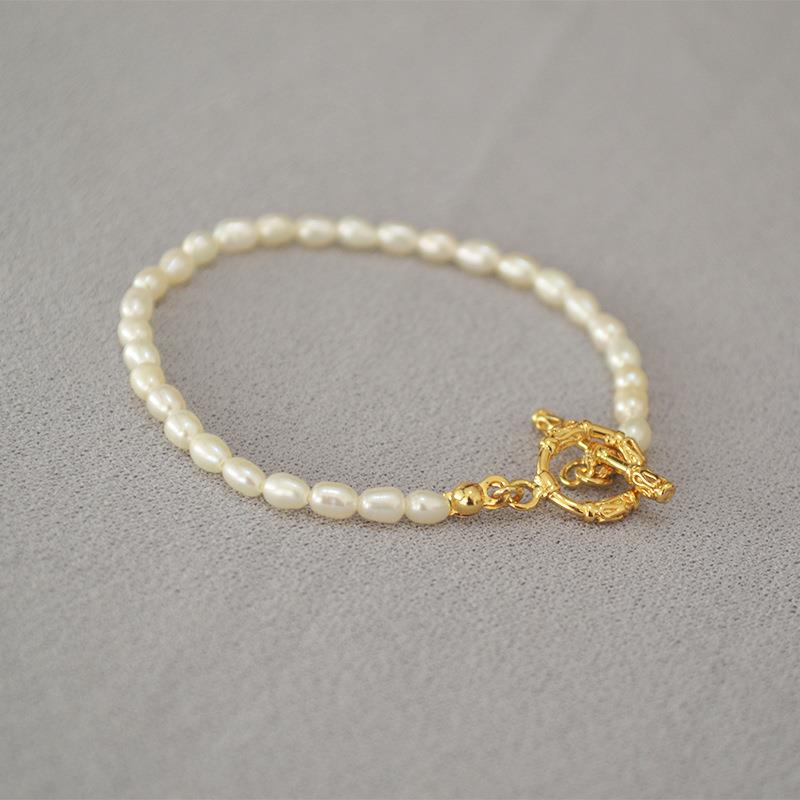 Freshwater Pearl T Bar Bracelet