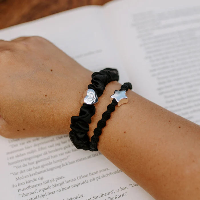 byEloise Bobble Set: Silver & Black