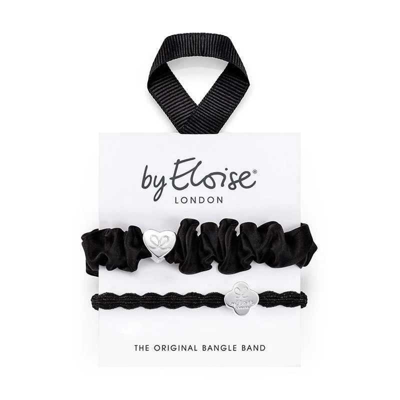 byEloise Bobble Set: Silver & Black