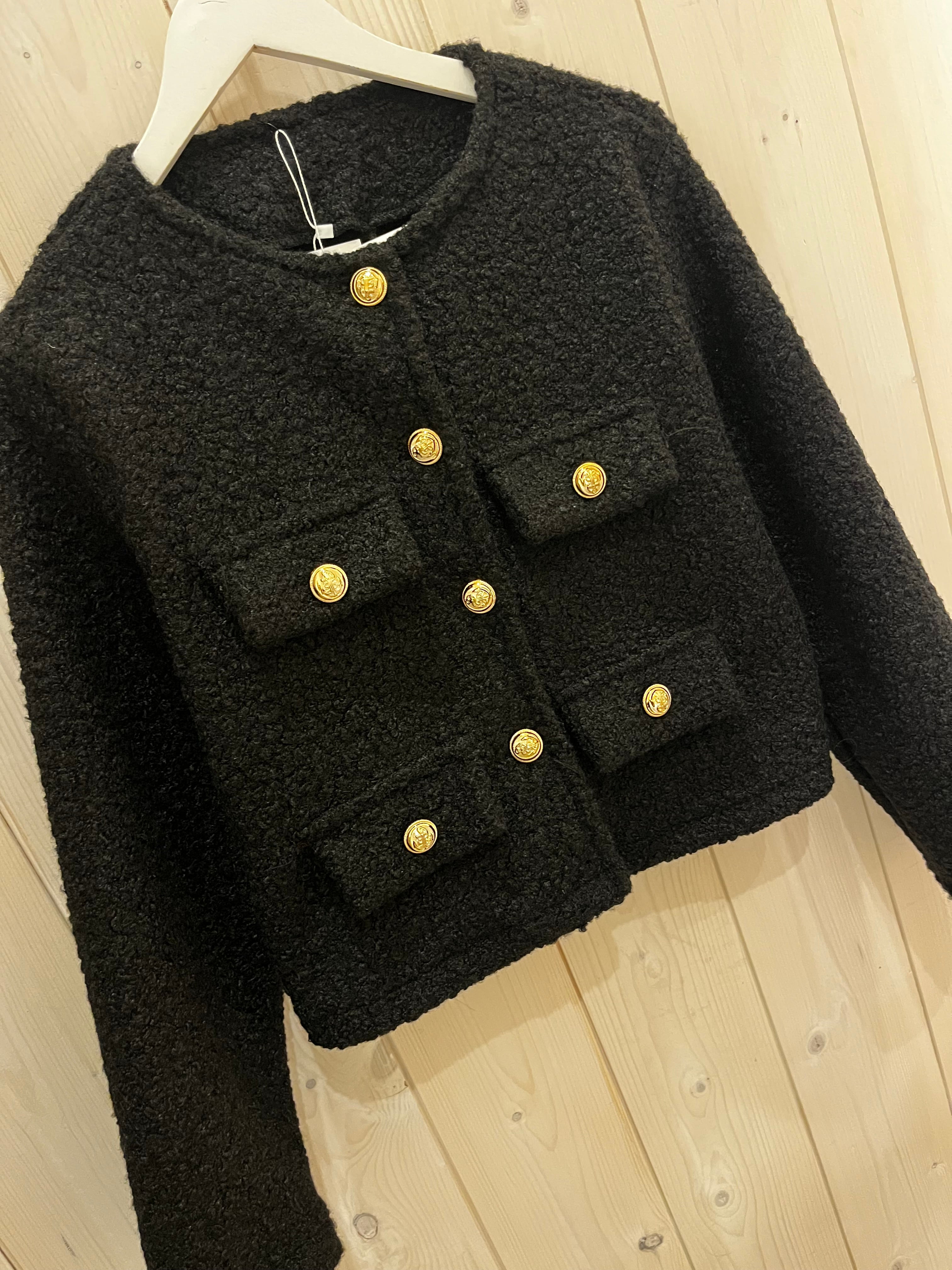 Joanne Gold Button Front Cardigan