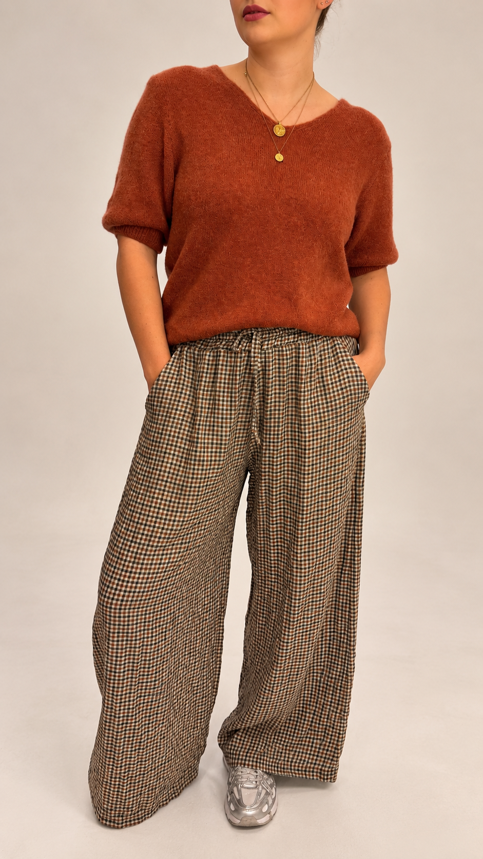 Amber Alpaca V-Neck Knit