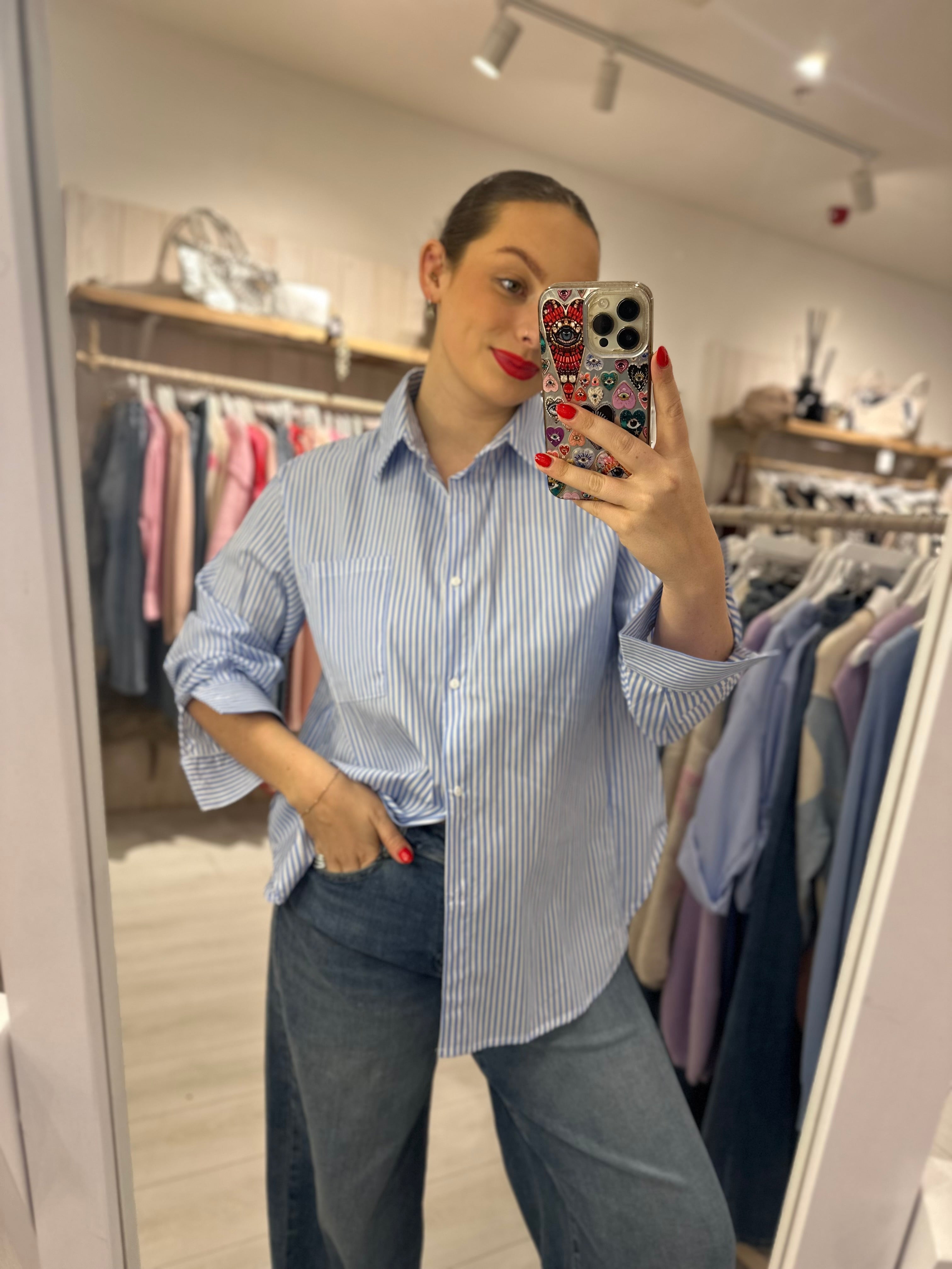 Striped Boyfriend Shirt