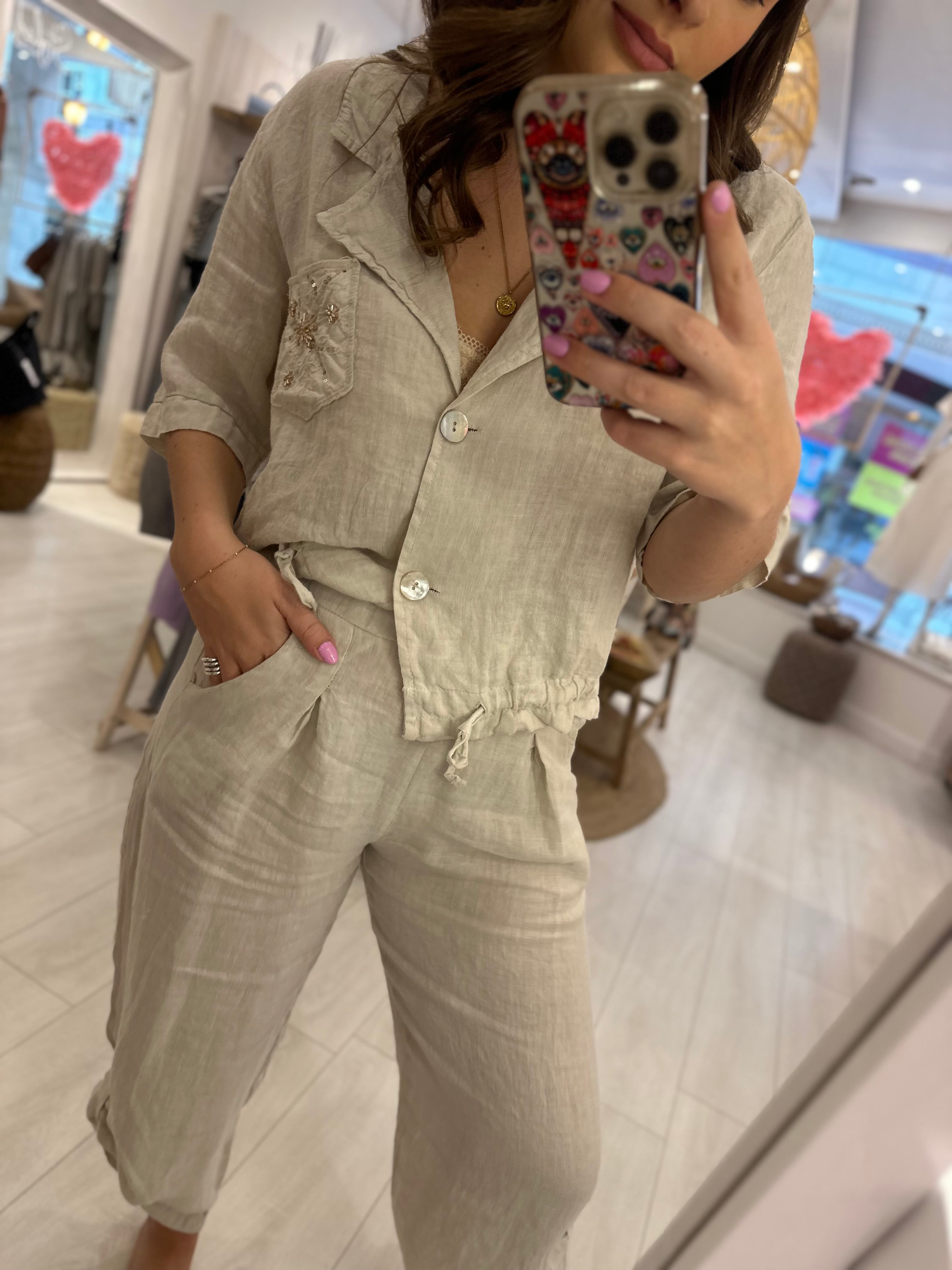 Serena Linen Mix Trouser