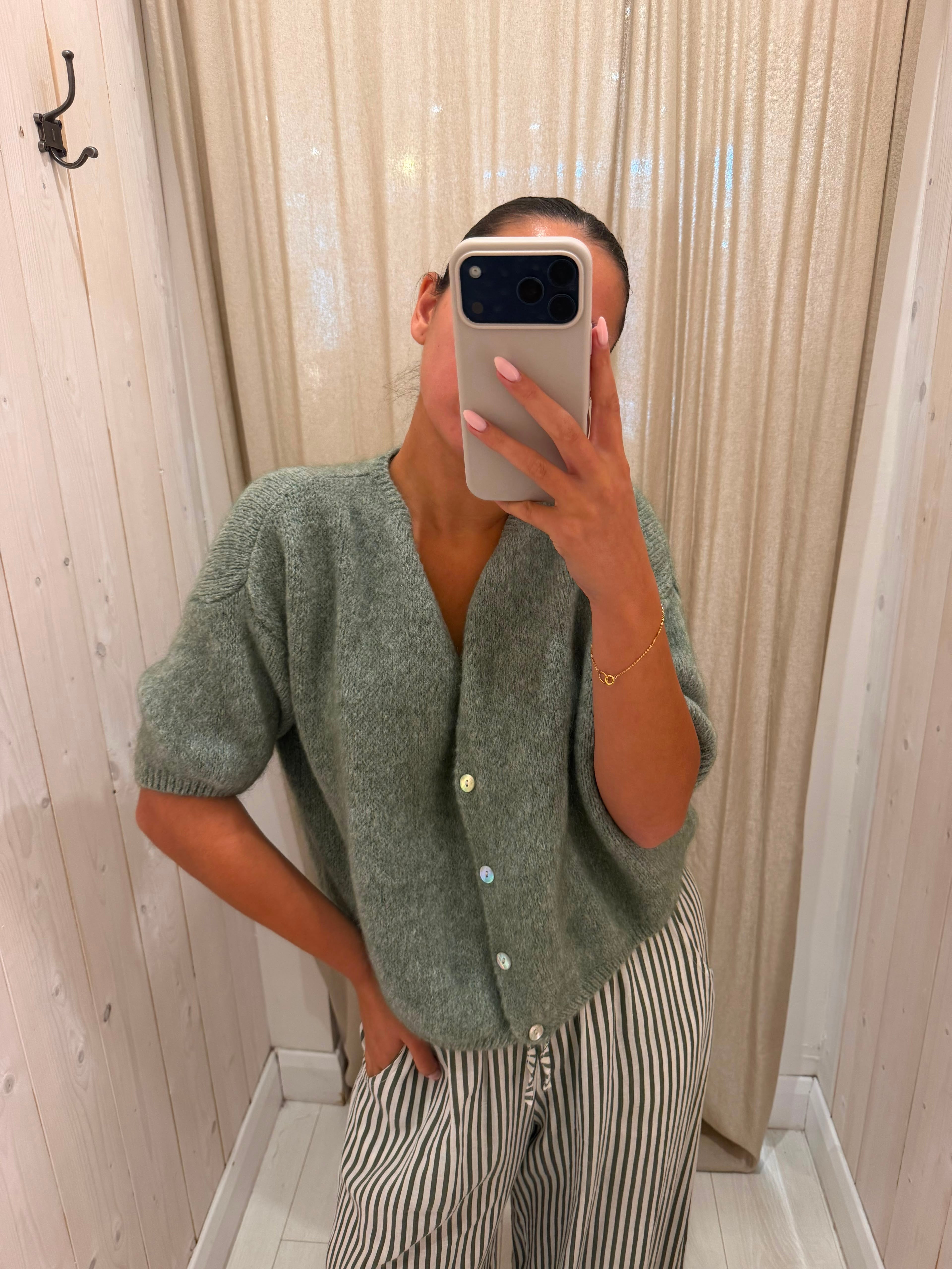 Maddie Mohair Short Sleeved Cardigan